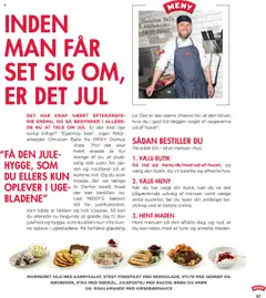Meny - Spisetid gyldig fra 03.10.2025 | Side: 47 | Produkter: Brød, Kirsebærsauce, Sennep, Sild