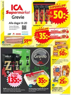 ICA Supermarket - Grevie - Förhandsvisning av reklamblad från butik ICA Supermarket aktuell från 17.11.2025