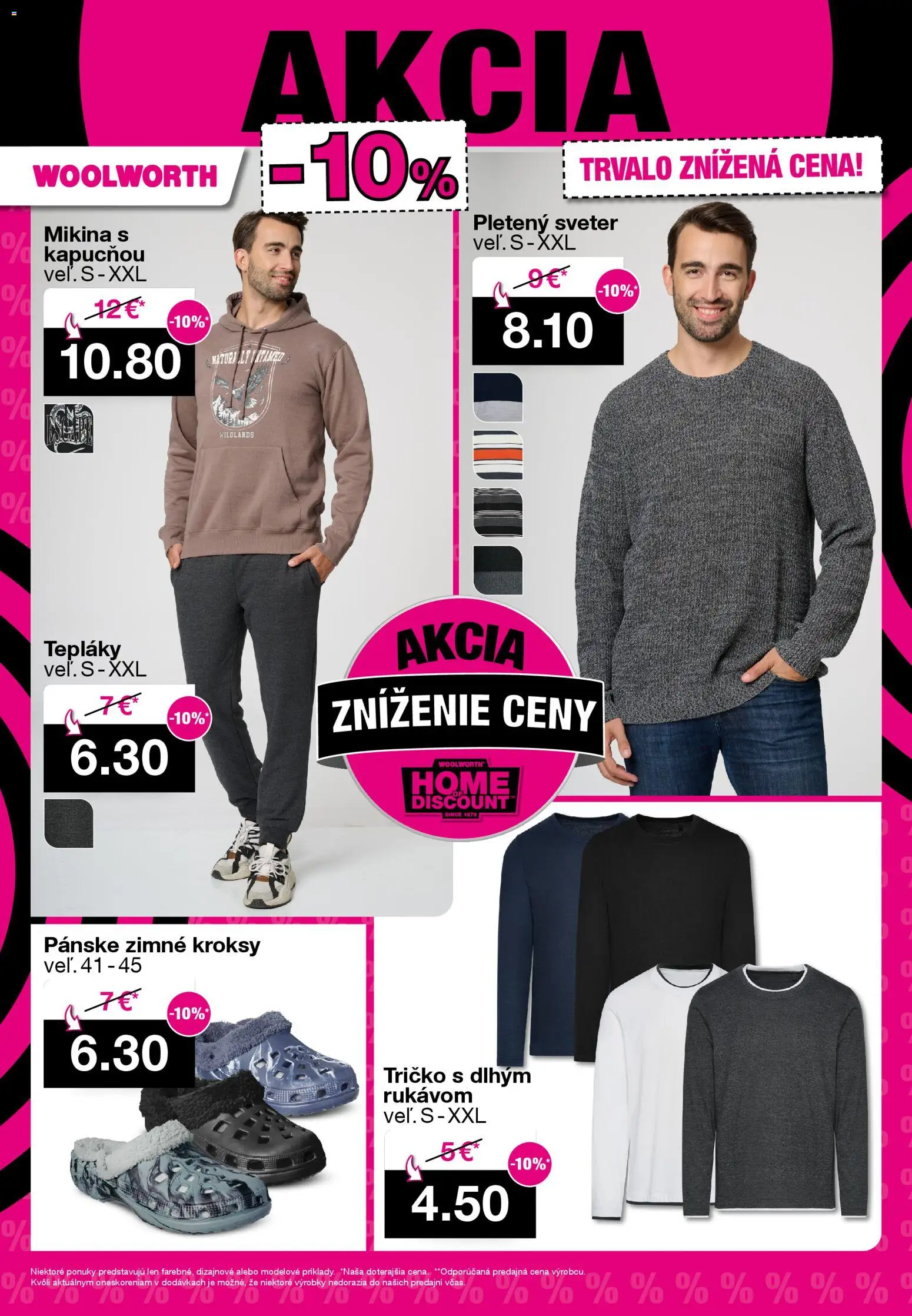 Nové Woolworth akcie – leták je platný od 05.12.2025 | Strana: 27 | Produkty: Tričko, Sveter, Mikina