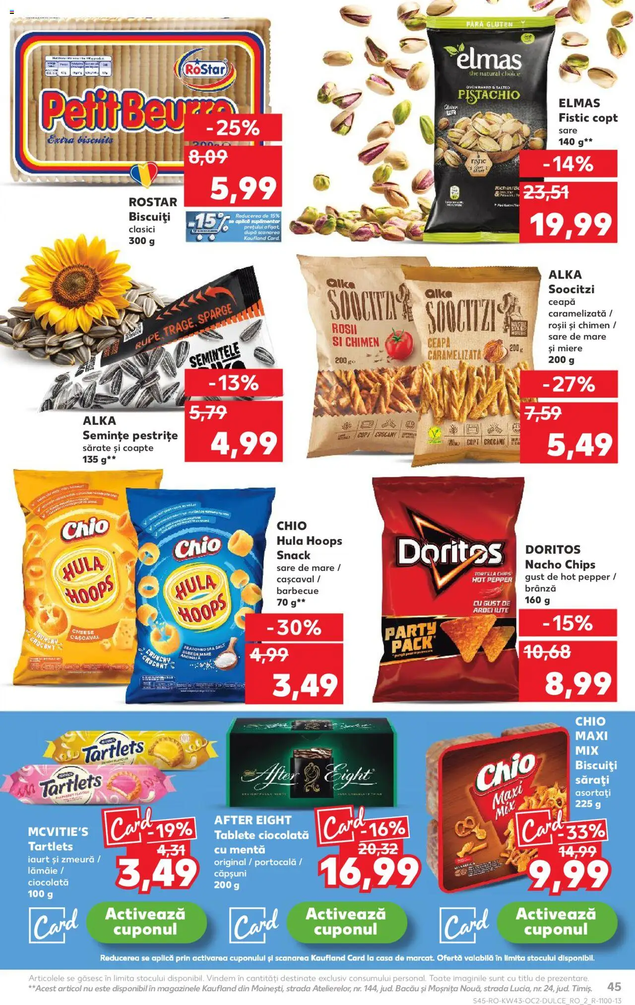 Noul catalog Kaufland – valabil de la 22.10.2025 | Pagină: 45 | Produse: Zmeură, Brânză, Ciocolată, Lămâie