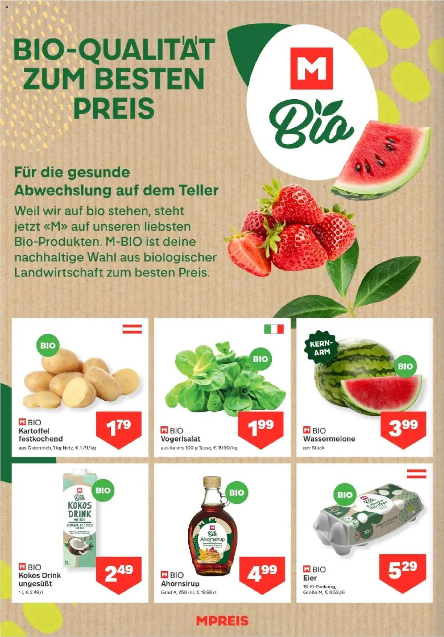 MPREIS Dellach im Drautal gültig ab 07.05.2026 | Seite: 8 | Produkte: Wassermelone, Eier, Reis