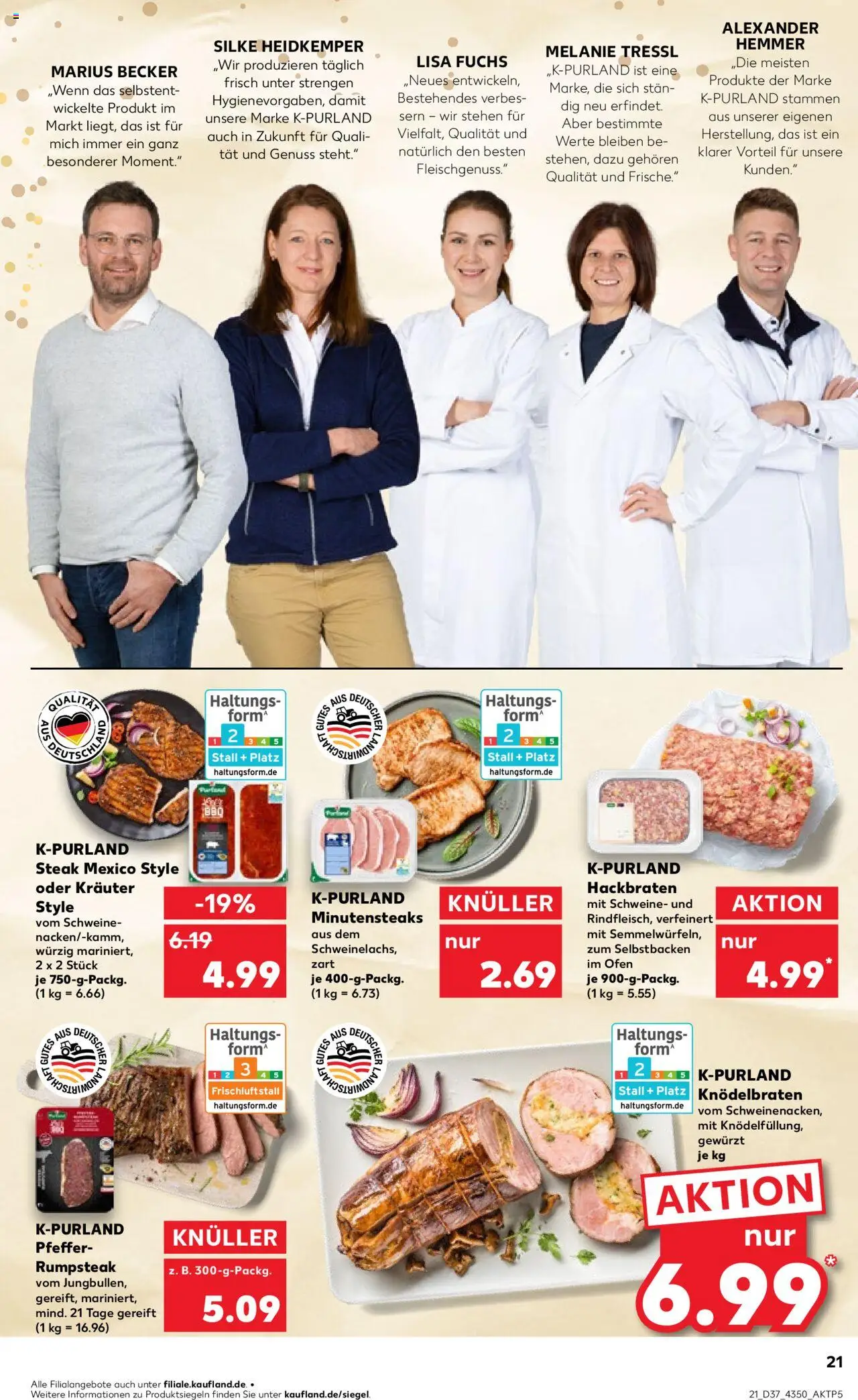 Kaufland prospekt Potsdam	 – gültig ab 11.09.2025 | Seite: 21 | Produkte: Rumpsteak, Ofen, Pfeffer, Steak