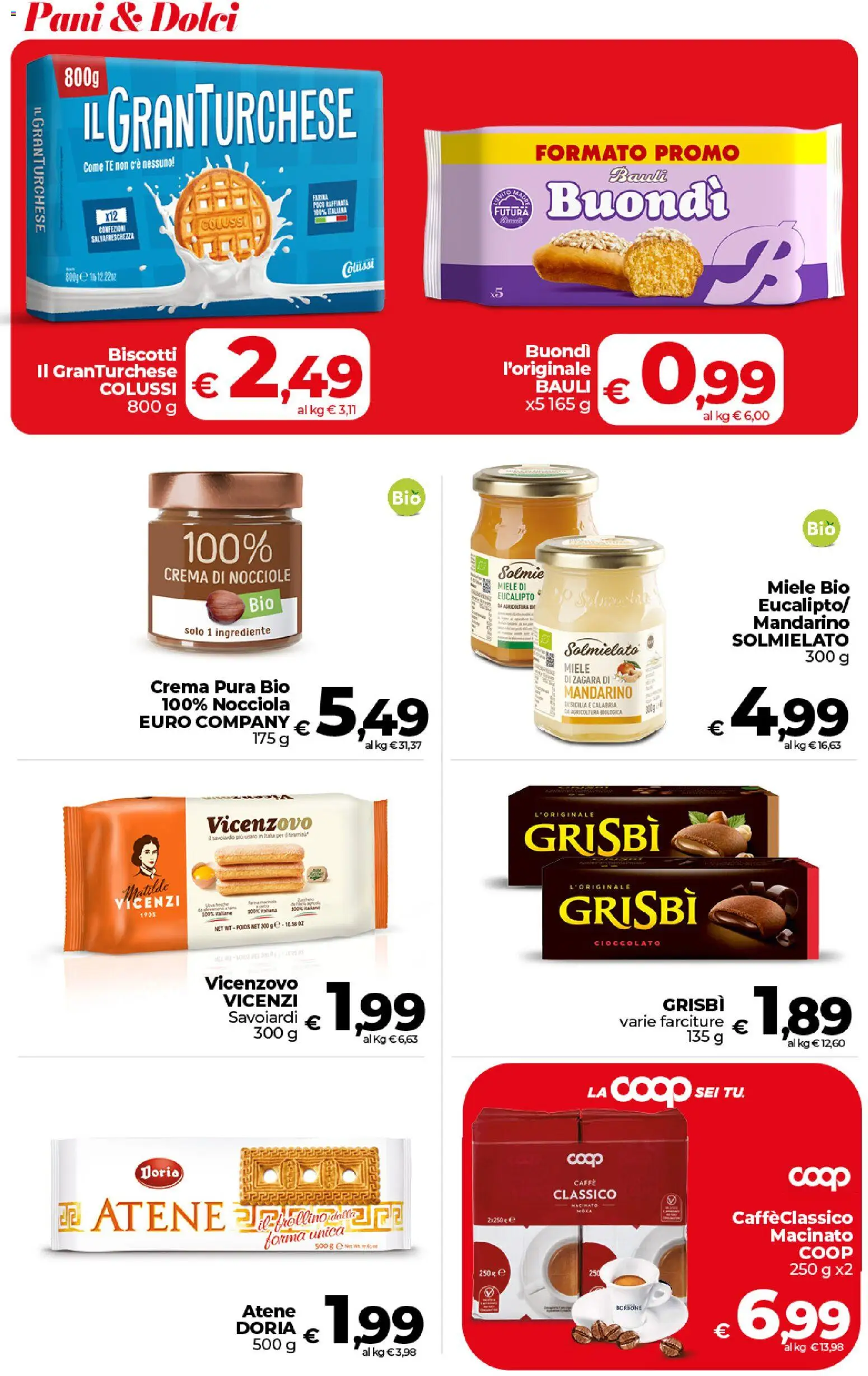 Volantino COOP del 27.01.2026 | Pagina: 26 | Prodotti: Crema, Cioccolato, Tè, Macinato
