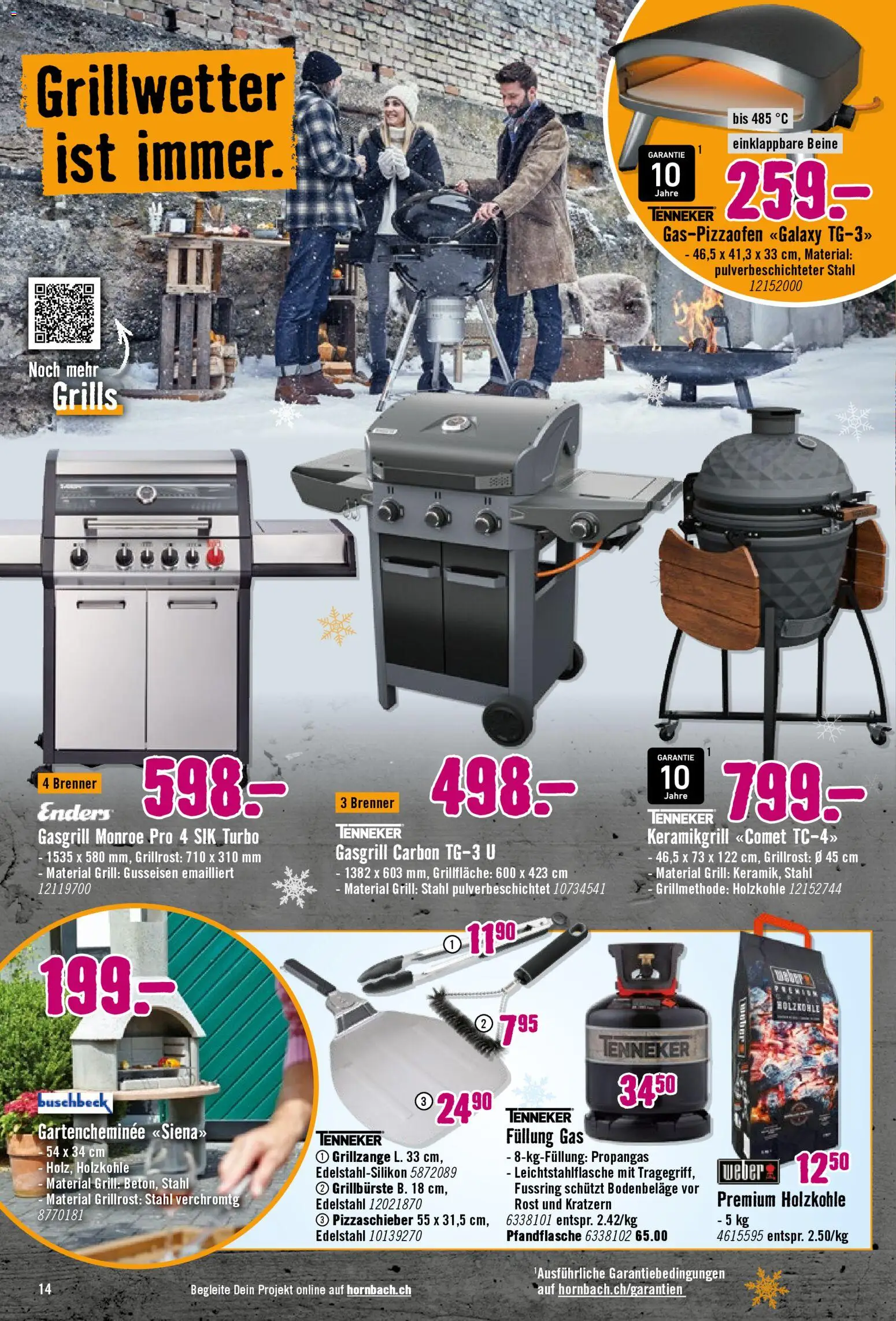 Hornbach Aktionen – gültig ab 06.12.2025 | Seite: 14 | Produkte: Grill