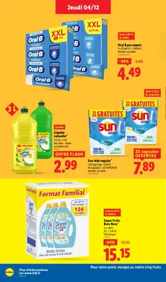 LIDL - Prévisualisation de Liquide vaisselle**, 3 L (1 L = 1€) Au choix: citron ou citron vert valide à partir de 04.12.2025 | Page: 20
