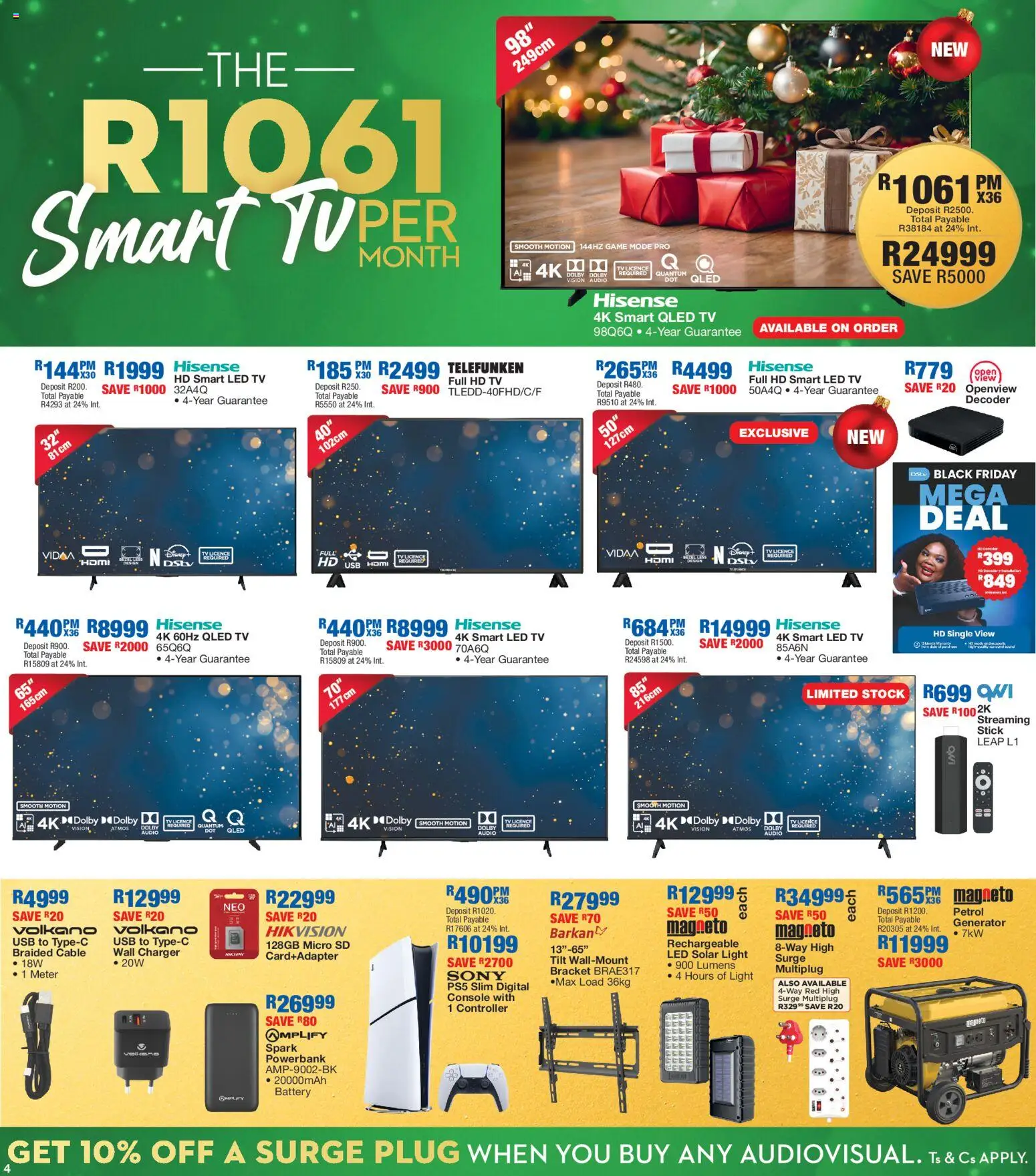 New OK Furniture catalogue – valid from 24.11.2025 | Page: 4 | Products: Decoder, Battery, Charger, Light