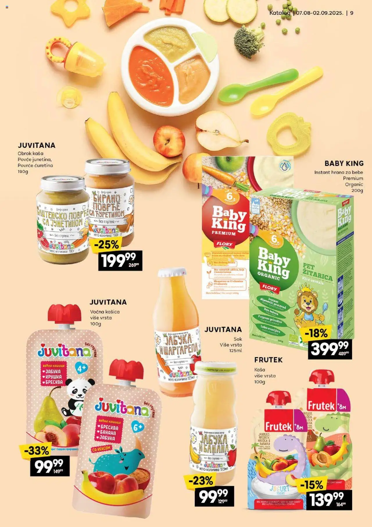 Idea katalog - važi od 07.08.2025 | Strana: 9 | Proizvode: Banana, Jogurt