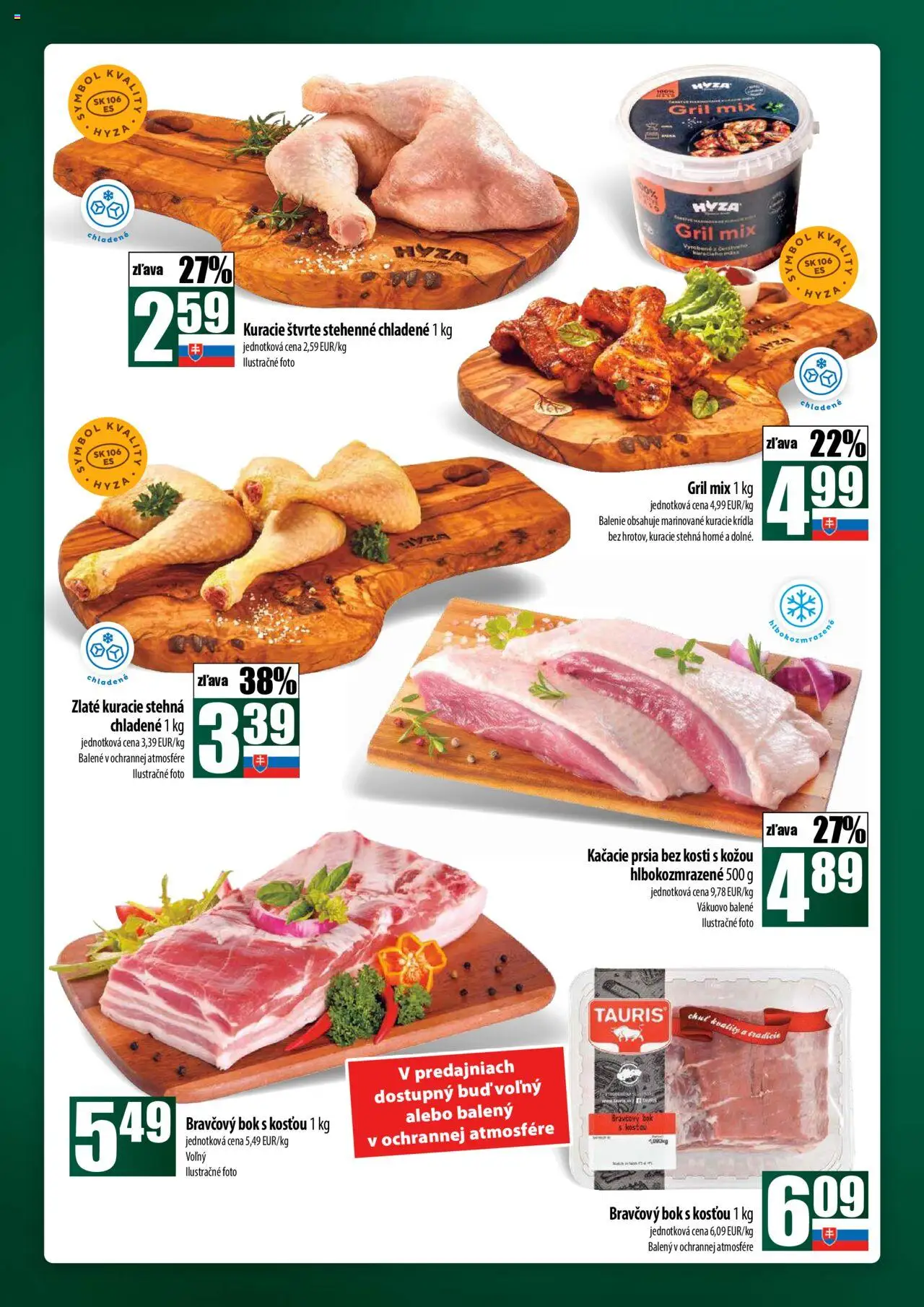 COOP Jednota široká ponuka │ platný od 31.07.2025 | Strana: 12 | Produkty: Gril, Kačacie prsia, Kuracie stehná
