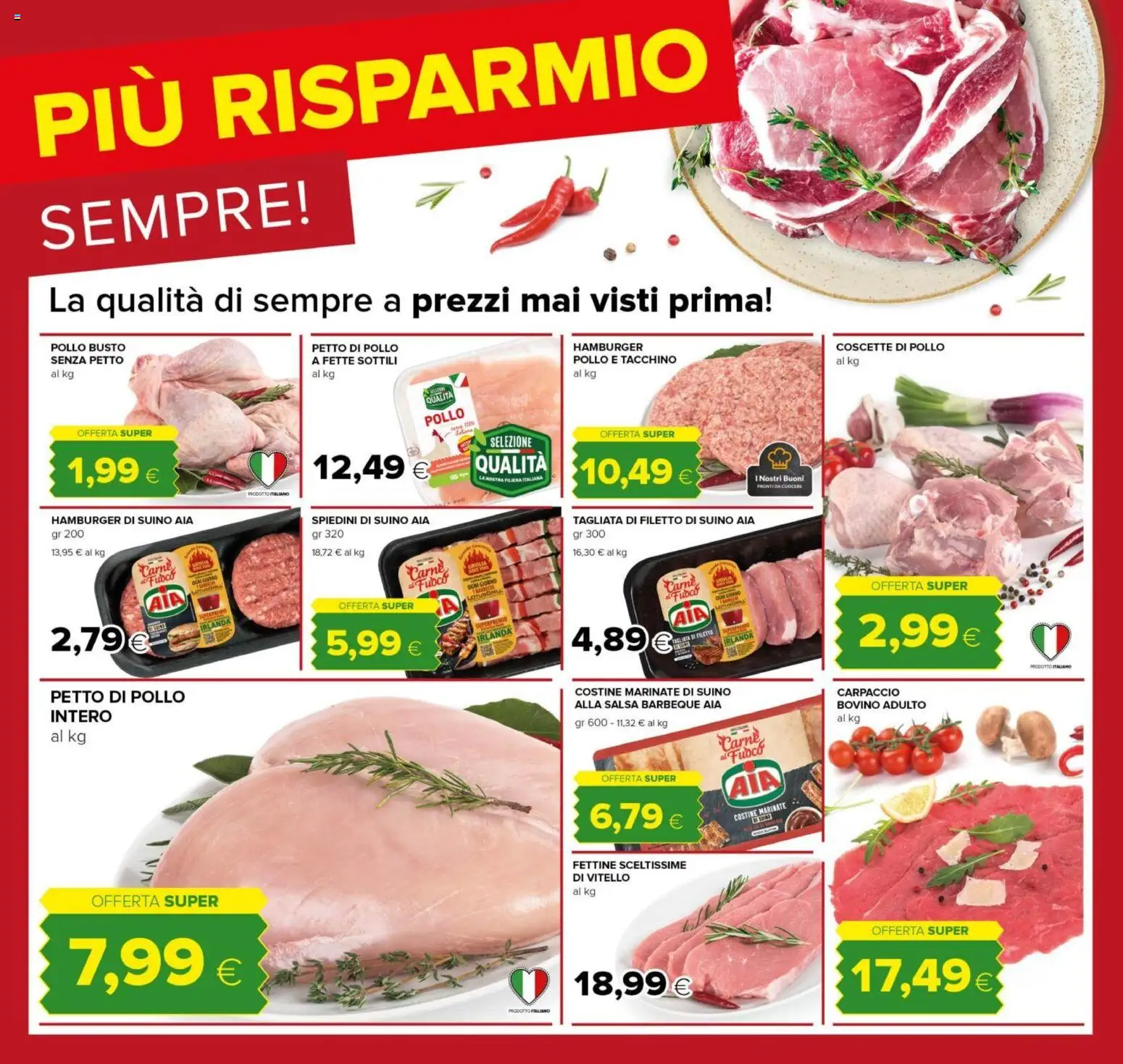 Volantino Tigre del 23.04.2026 | Pagina: 8 | Prodotti: Salsa, Suino, Hamburger, Spiedini