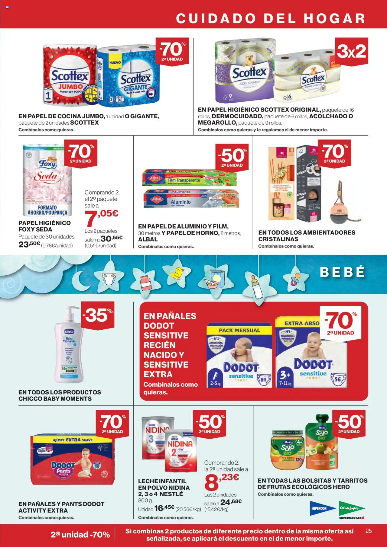 Hipercor catálogo │ válido desde el 19.06.2025 | Página: 29 | Productos: Polvo, Leche, Zanahoria, Té