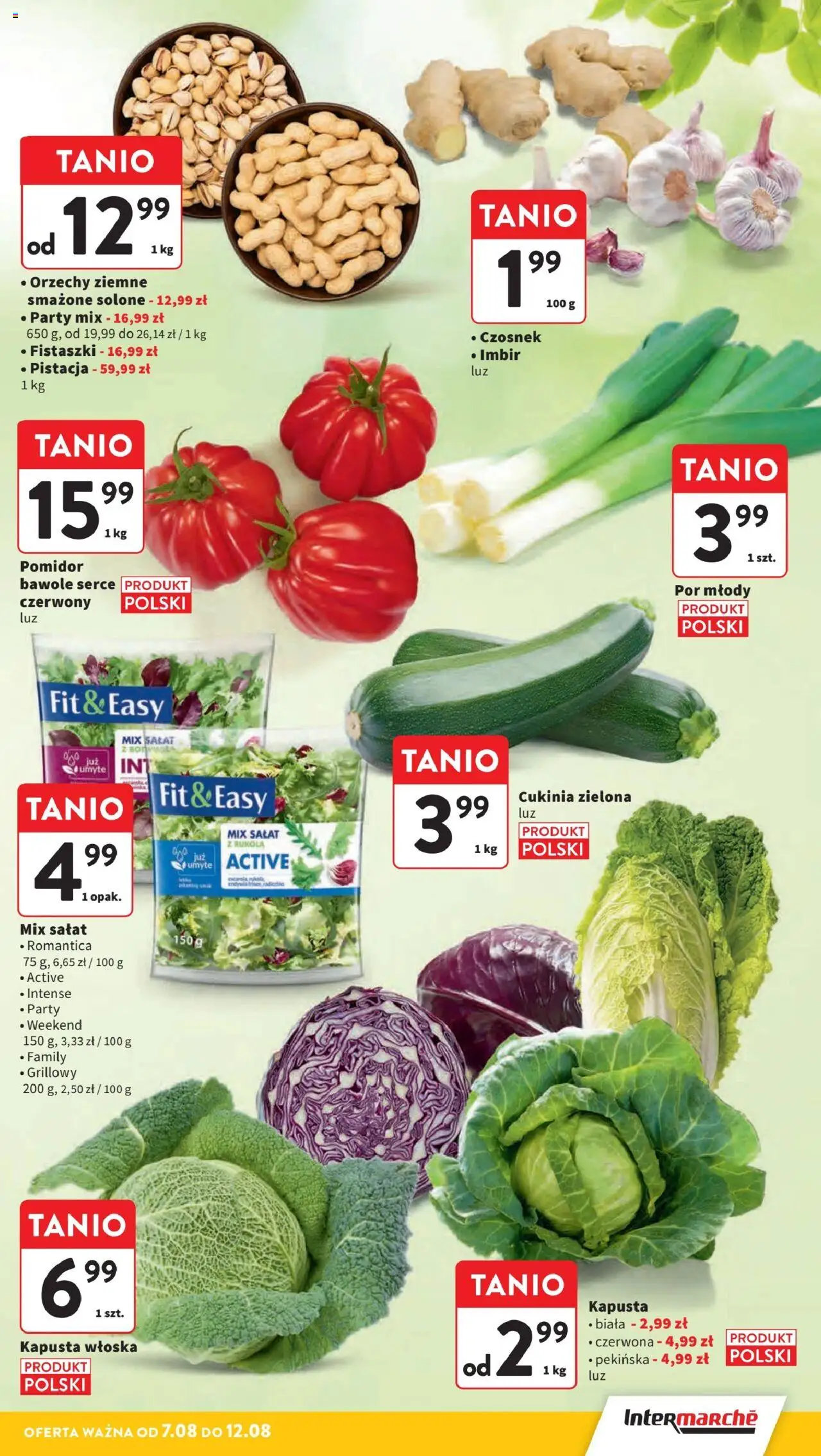 Intermarche Gazetka od 07.08.2025 | Strona: 11 | Produkty: Czosnek, Kapusta, Por, Rukola