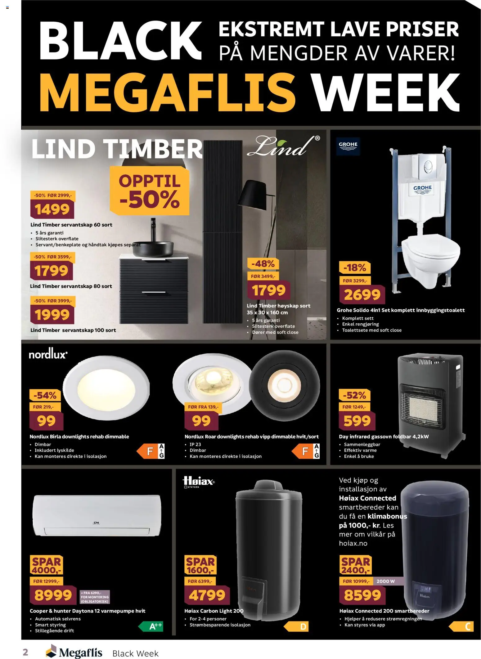 {H1} | Side: 2 | Produkter: Fourchettes, Varmepumpe, Håndtak