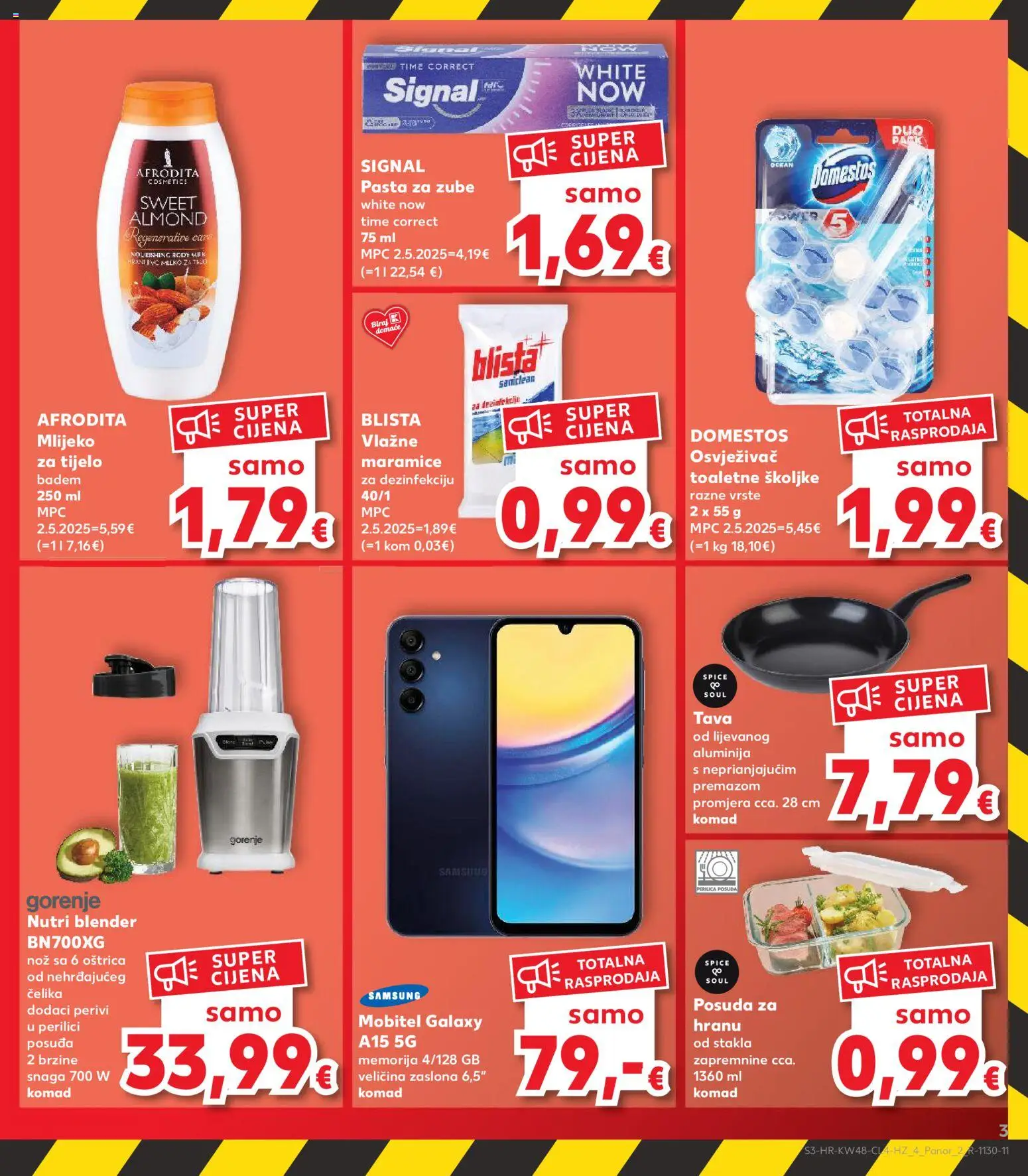 Kaufland katalog | vrijedi od 26.11.2025 | Stranica: 3 | Proizvodi: Perilica posuđa, Pasta, Smartphone, Blender