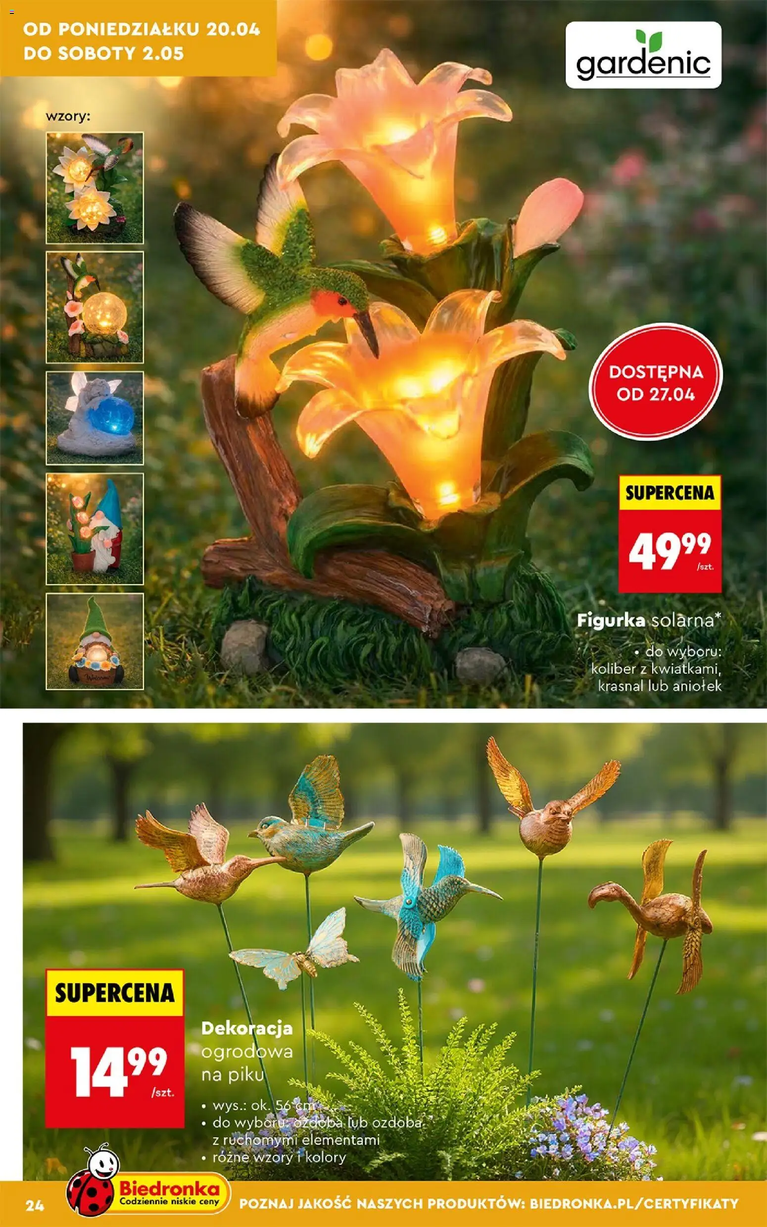 Biedronka gazetka - Ogród od 20.04.2026 | Strona: 24