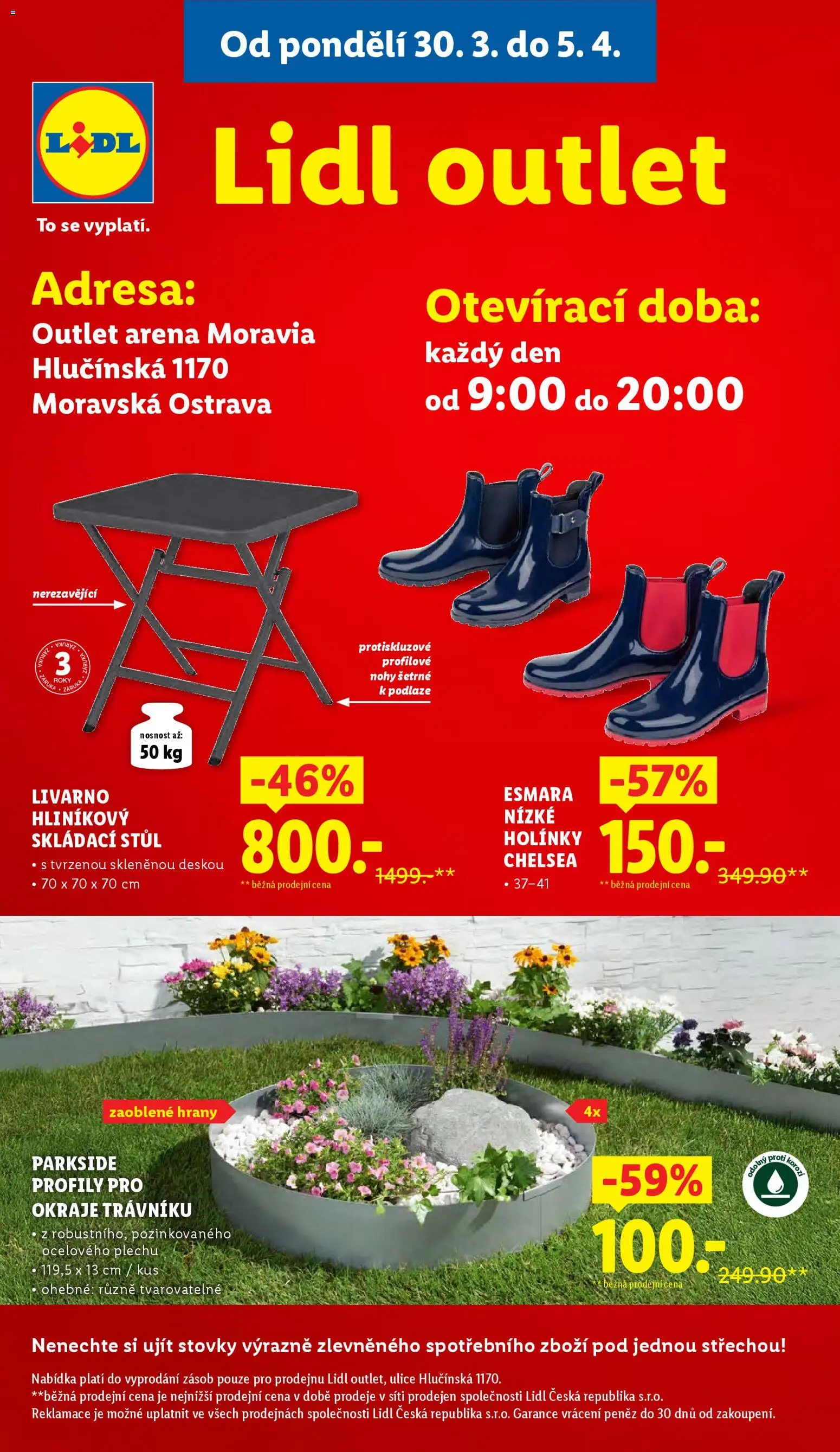Lidl leták od 02.04.2026 | Strana: 43 | Produkty: Parkside, Holínky, Kolo, Stůl