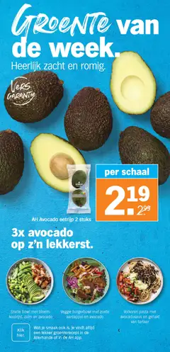 Albert Heijn folder week 48 - Voorbeeld van een folder van Albert Heijn, geldig van 24.11.2025 | Pagina: 3 | Producten: Avocado, Pasta, Schaal, Zalm