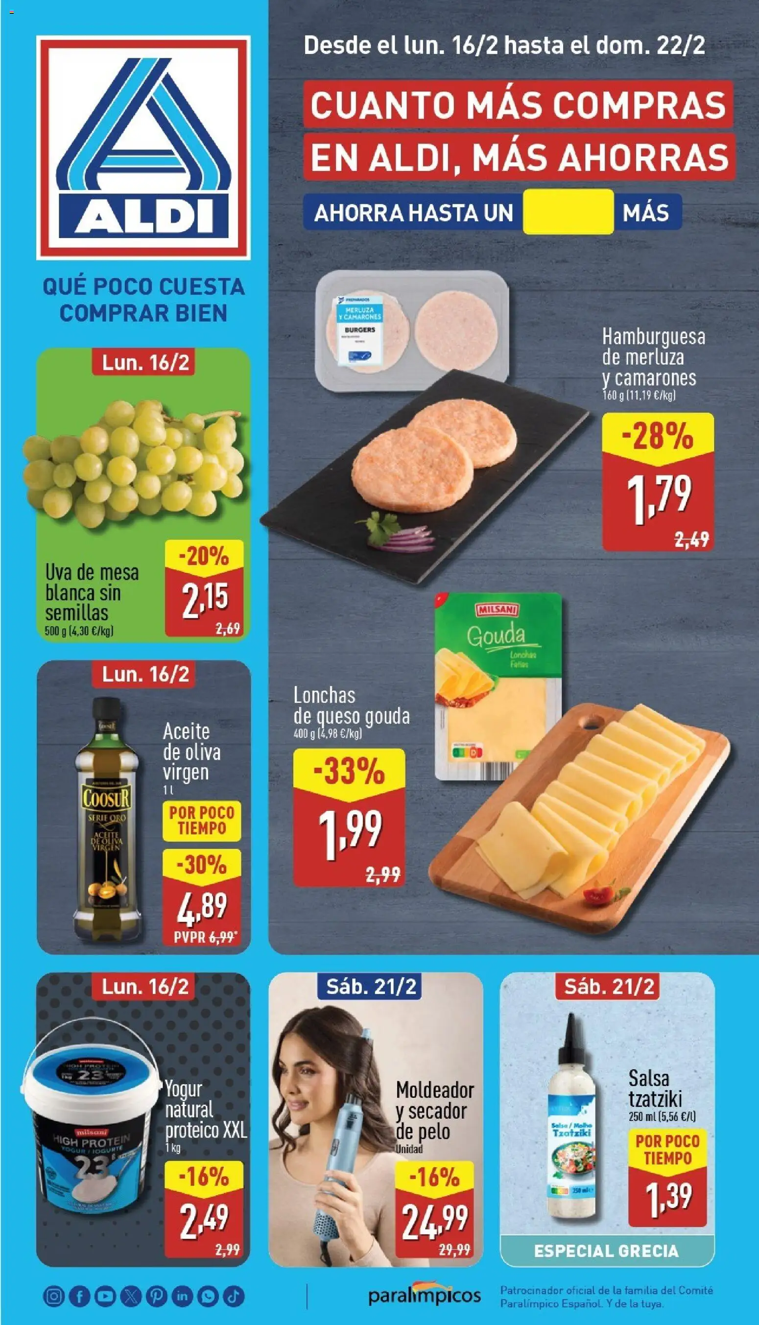 Aldi folleto Baleares │ válido desde el 16.02.2026 | Página: 1