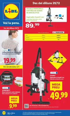 Vista previa Lidl folleto de bazar válido desde el 29.12.2025