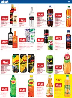 Náhled letáku Kubík leták - Velkoobchod 01/2026 od 07.01.2026 | Strana: 17 | Produkty: Kiwi, Spritz, Apple, Božkov