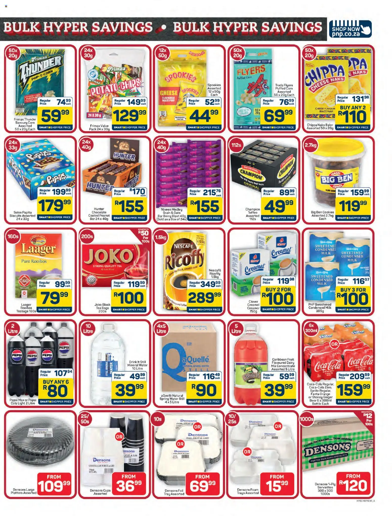 New Pick n Pay catalogue – valid from 13.04.2026 | Page: 3 | Products: Milk, Light, Coffee, Tea