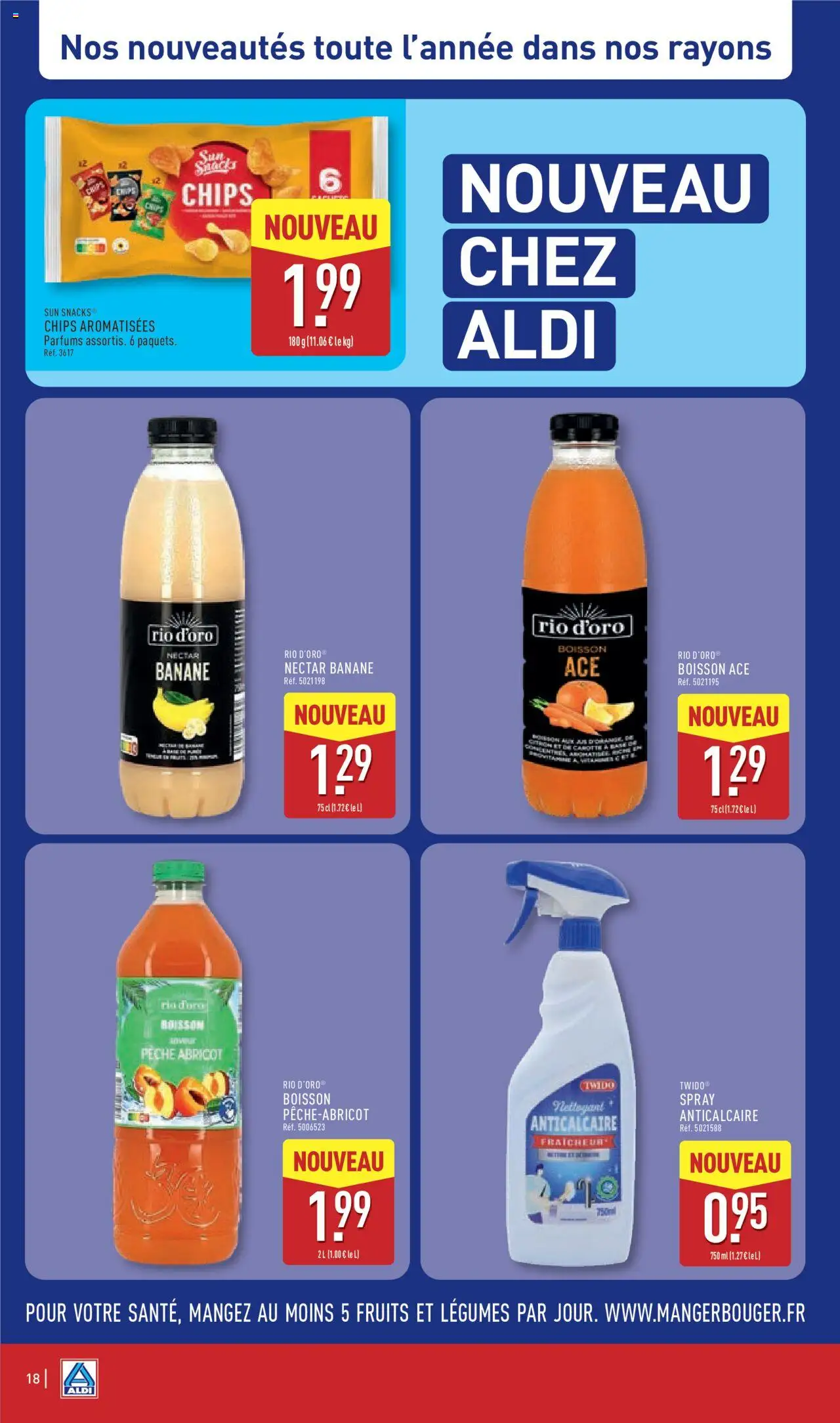 {H1} | Page: 22 | Produits: Abricot, Pêche, Banane, Chips