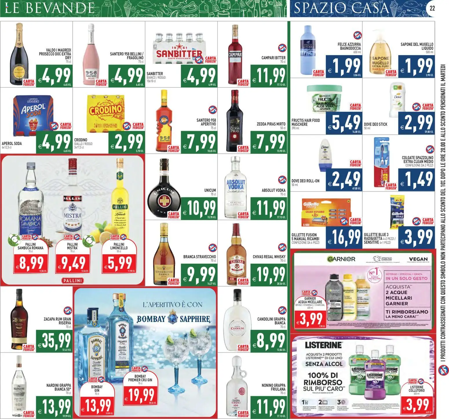 Volantino PIM Supermercati del 17.03.2026 | Pagina: 22 | Prodotti: Sapone, Whisky, Limoncello, Aloe vera