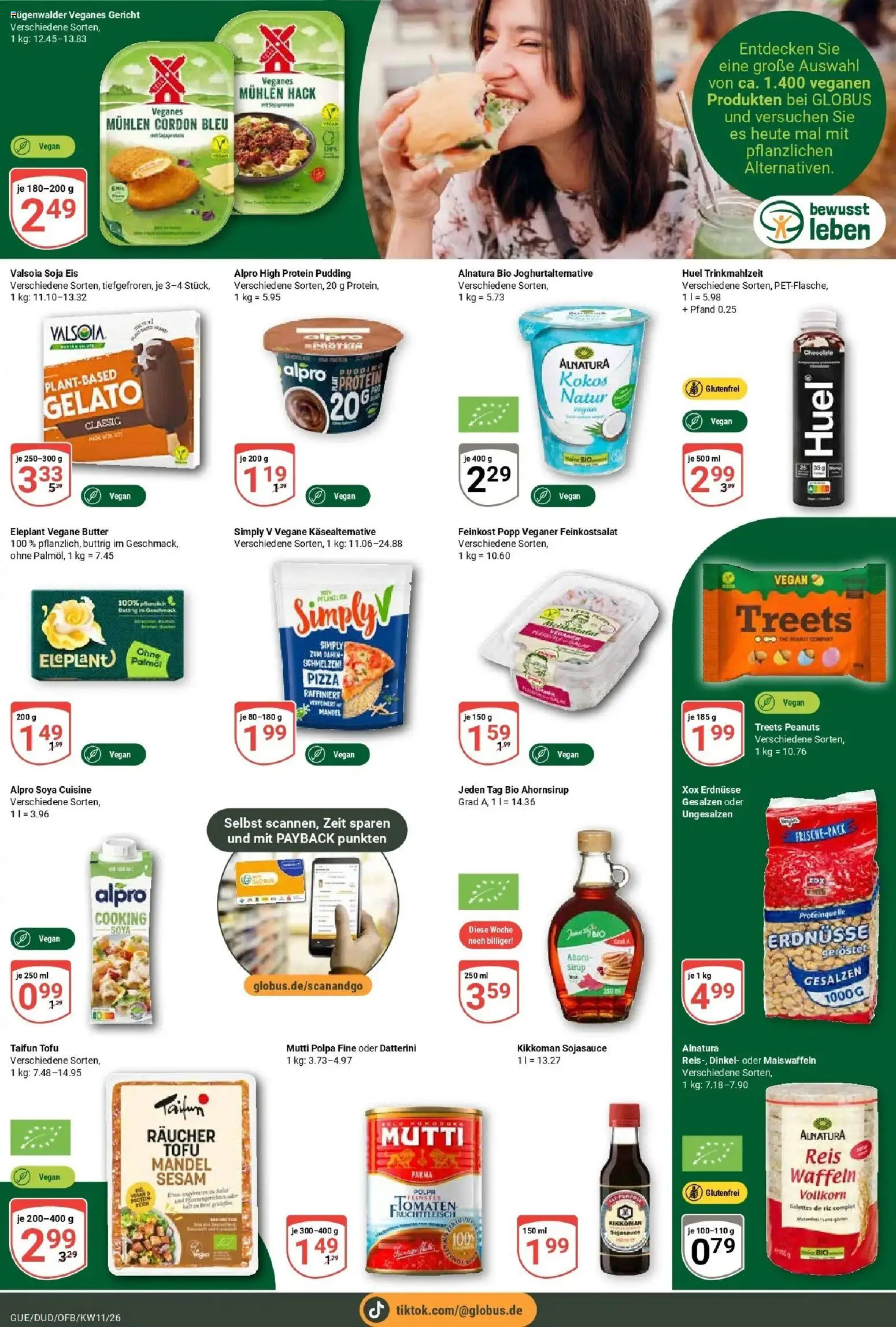 Globus prospekt Saarbrücken-Güdingen	 – gültig ab 09.03.2026 | Seite: 14 | Produkte: Butter, Sirup, Pudding, Pizza