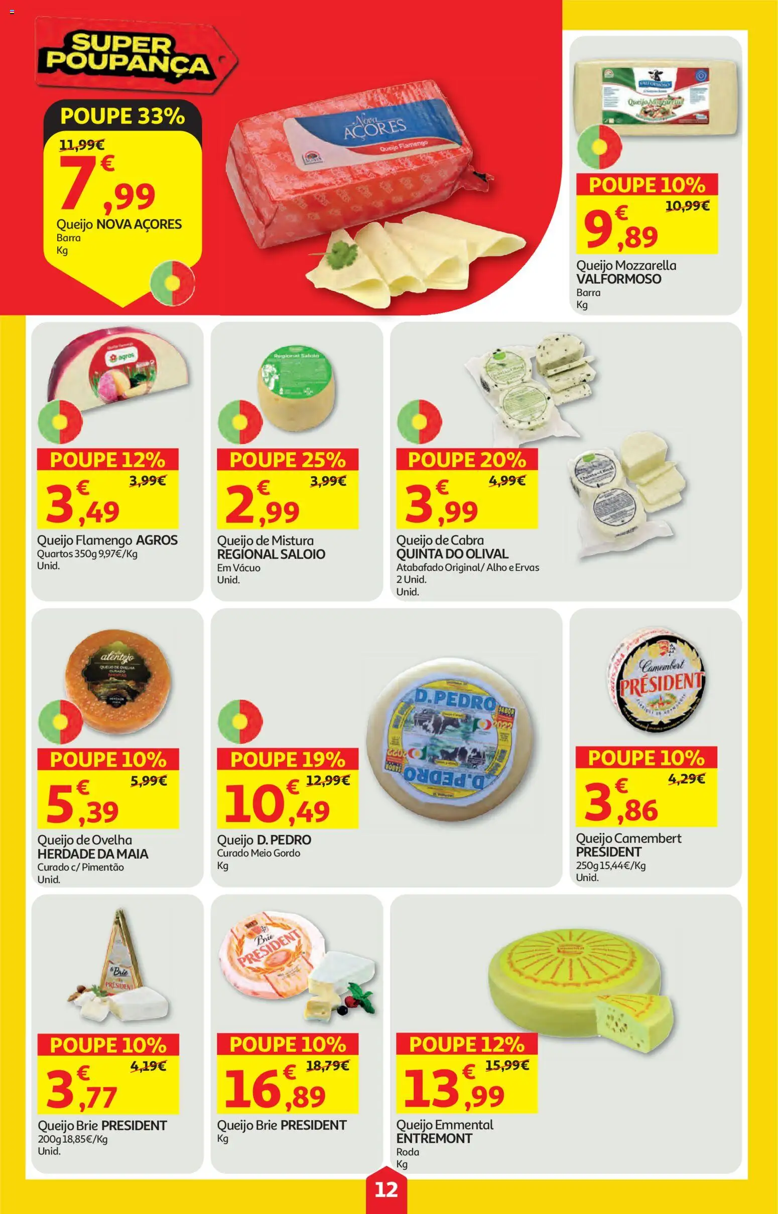 Auchan folheto │ válido de 05.02.2026 | Página: 12 | Produtos: Pimentão, Queijo