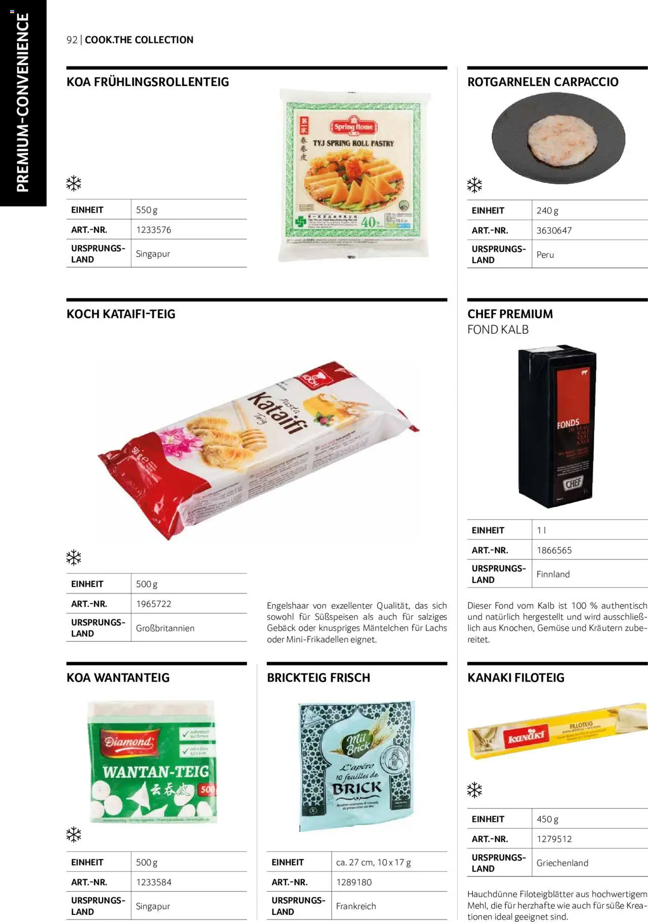 Transgourmet Cook Look-Book gültig ab 01.09.2023 | Seite: 92 | Produkte: Gemüse