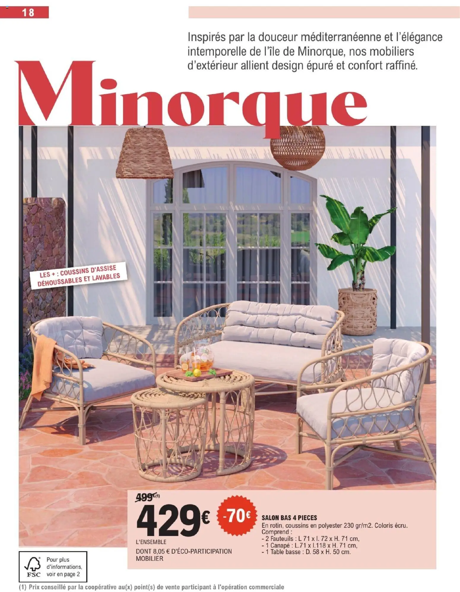 {H1} | Page: 18 | Produits: Canapé, Table basse, Table