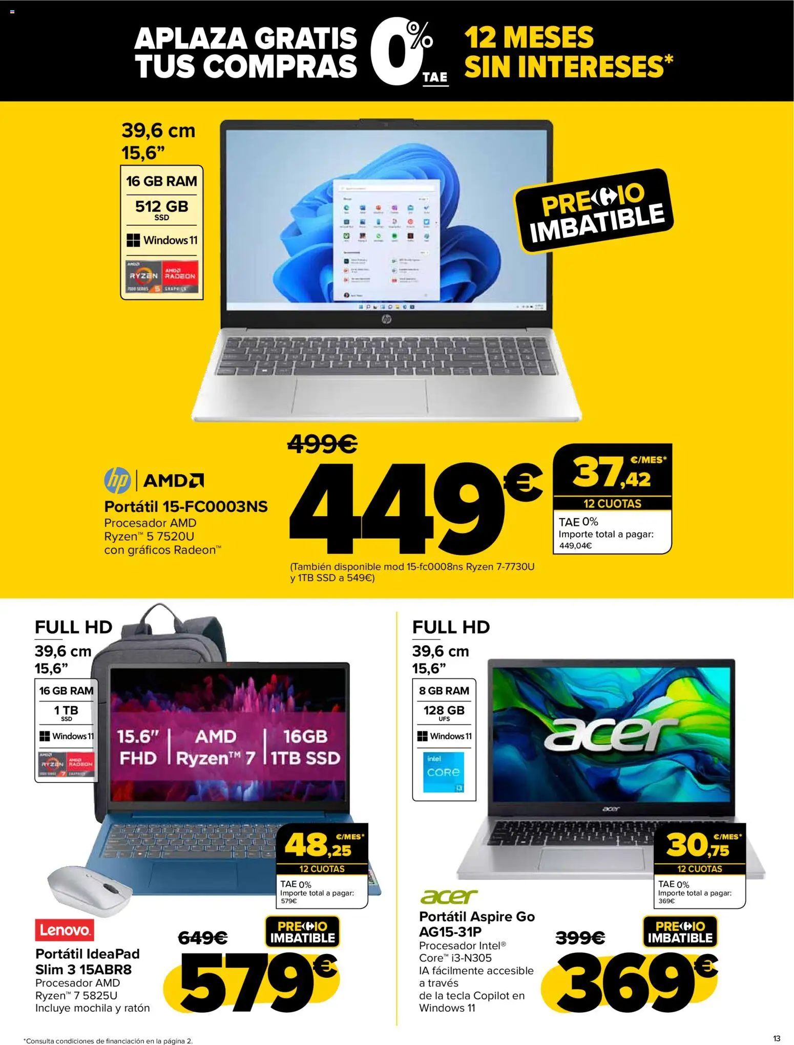 Carrefour - Black Friday │ válido desde el 20.11.2025 | Página: 13 | Productos: Mochila