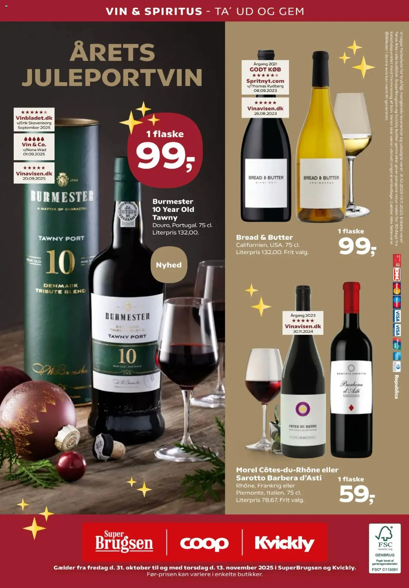 Kvickly tilbudsavis – gyldig fra 31.10.2025 | Side: 50 | Produkter: Vin