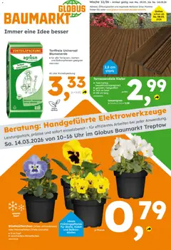 Globus Baumarkt Prospekt Berlin-Treptow	 ab 09.03.2026 gültig
