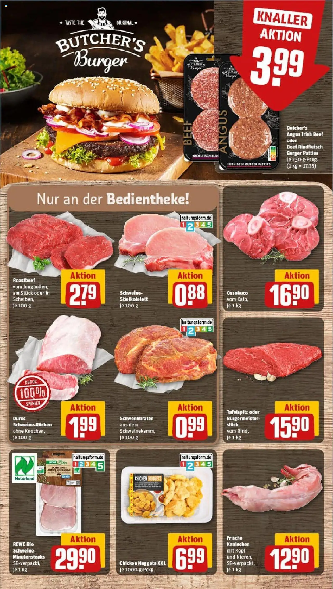 Rewe prospekt Schmelz	 – gültig ab 06.10.2025 | Seite: 8 | Produkte: Tafelspitz, Kaninchen, Schweinerucken, Steak