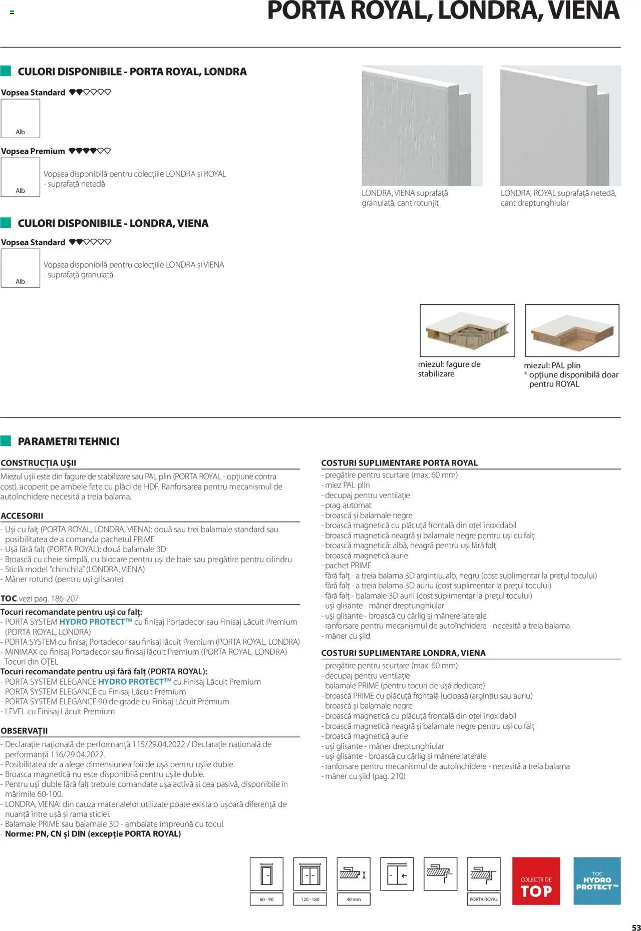 Catalog Proges – valabil de la 01.05.2025 | Pagină: 53 | Produse: Vopsea, Mâner, Ușă