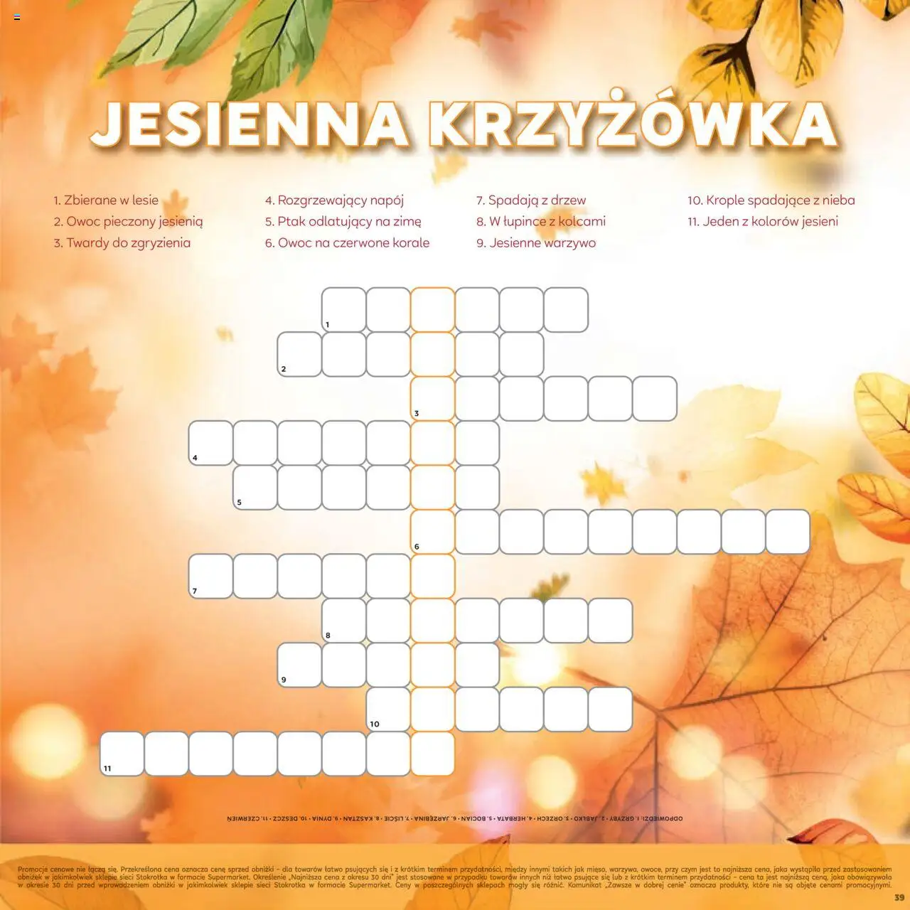 Stokrotka Gazetka - Jesiennie Inspiracje od 16.10.2025 | Strona: 39 | Produkty: Dynia, Stokrotka, Herbata