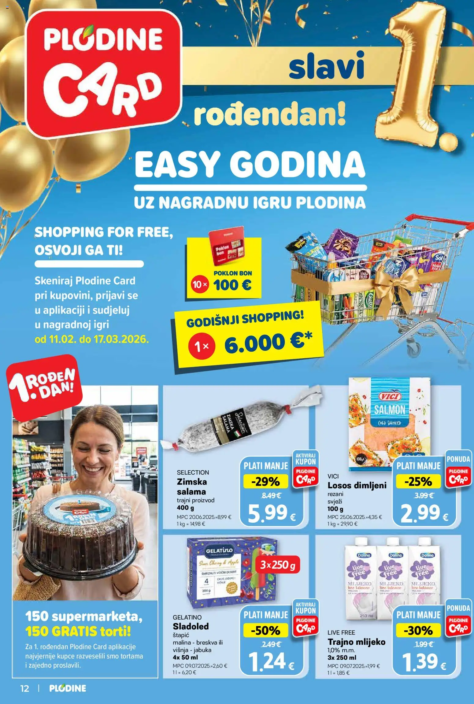 Plodine katalog | vrijedi od 11.03.2026 | Stranica: 12 | Proizvodi: Polica, Trajno mlijeko, Breskva, Jabuka