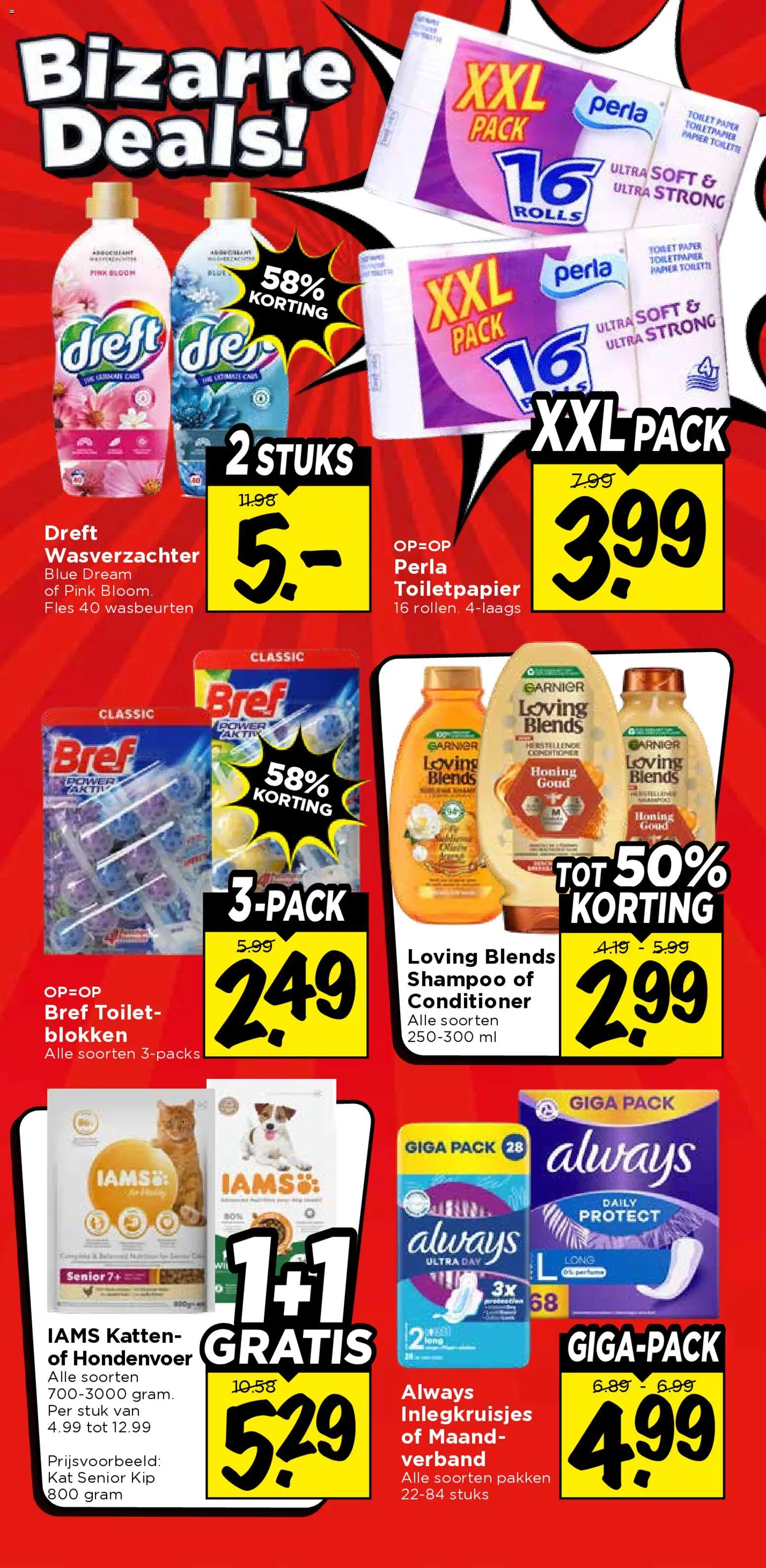 {H1} | Pagina: 25 | Producten: Wasverzachter, Fles, Toilet, Toiletpapier