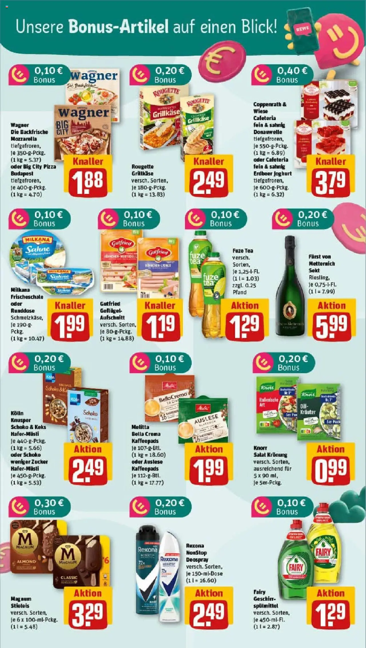 Rewe prospekt Düsseldorf	 - gültig ab dem 25.08.2025 | Seite: 31 | Produkte: Kaffeepads, Joghurt, Dressing, Pizza
