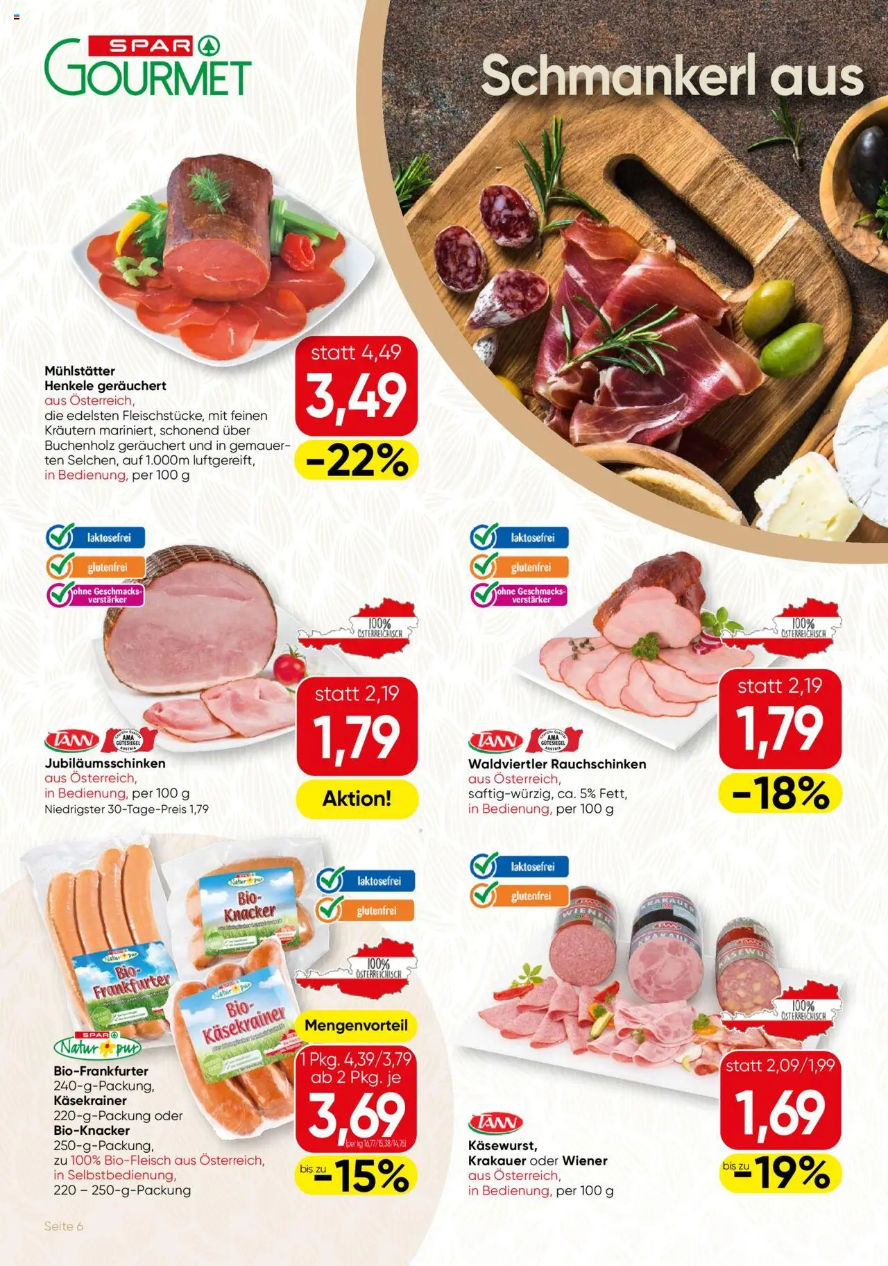 SPAR Gourmet Flugblatt - Burgenland gültig ab 25.09.2025 | Seite: 6