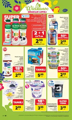 Pogląd oferty "Carrefour gazetka" - ważna od 30.03.2026 | Strona: 30 | Produkty: Malina, Jogurt naturalny, Jogurt, Skyr