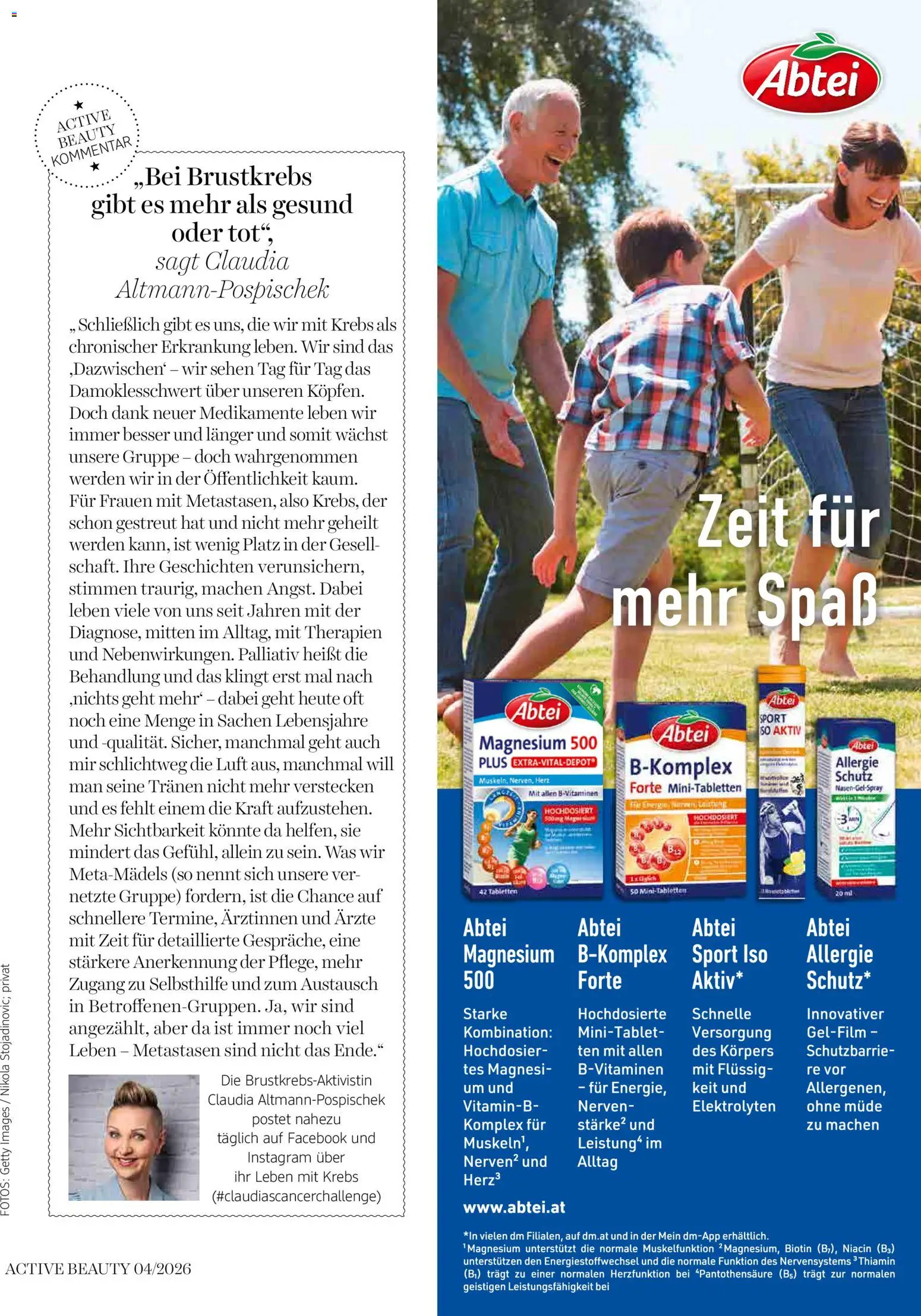 dm drogerie markt Active Beauty Magazin 04/2026 gültig ab 01.04.2026 | Seite: 39