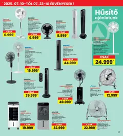 Interspar akciós ujság - amely érvényes a következő dátumtól: 10.07.2025 | Oldal: 17 | Termékek: Távirányító, Állóventilátor, Oszlopventilátor, Xiaomi