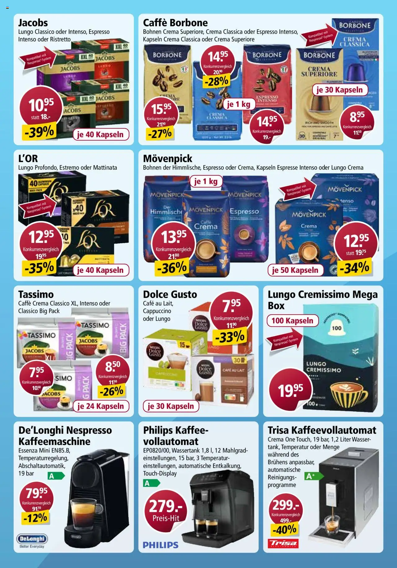 Otto's Aktionen Online Katalog ab 25.08.2025 | Seite: 4 | Produkte: Wasser, Kaffeevollautomat, Kaffeemaschine, Philips
