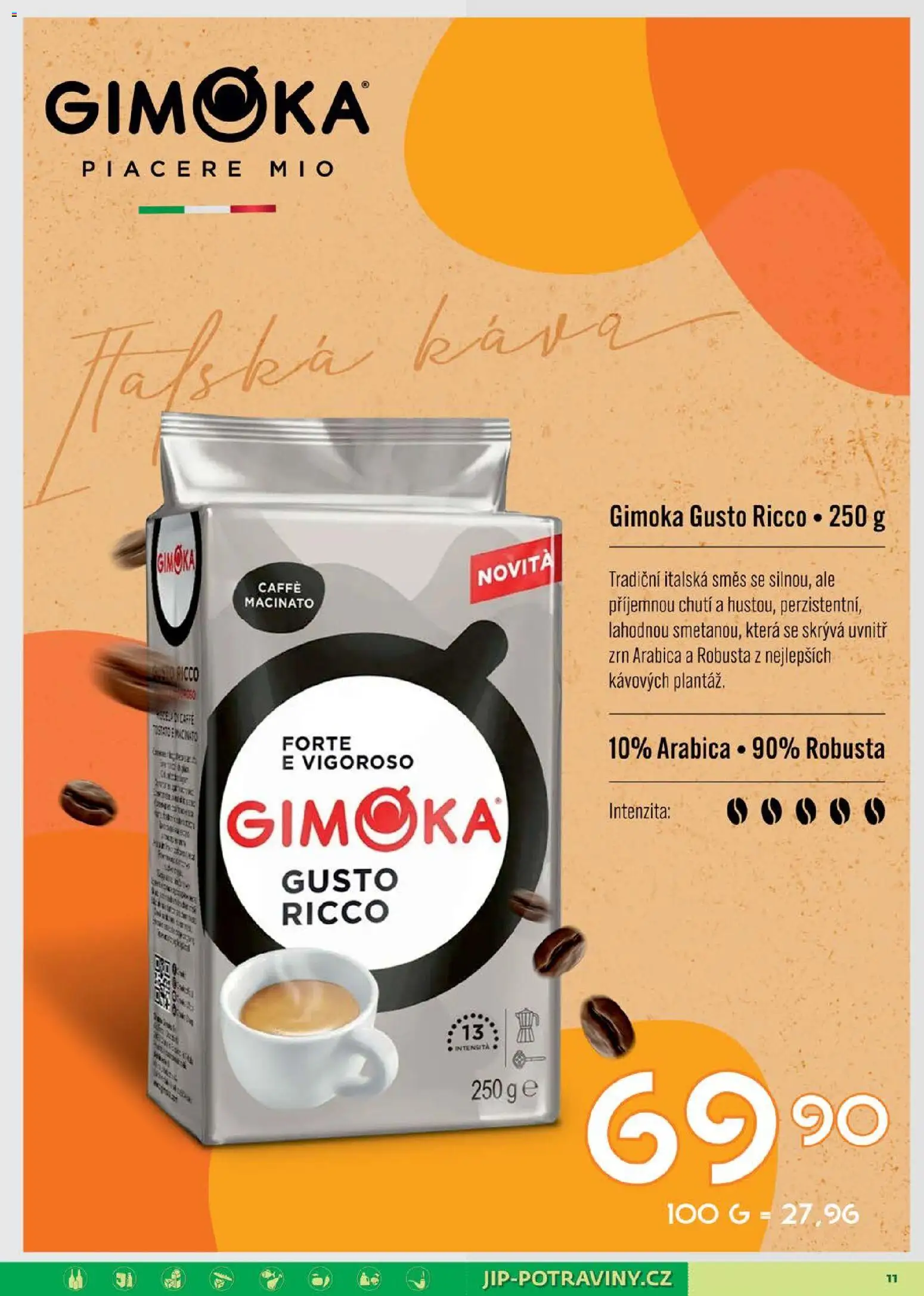 Jip leták od 02.01.2026 | Strana: 11 | Produkty: Káva