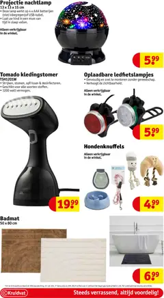 Badmat, 50 x 80 cm - Voorbeeld van een folder van Kruidvat, geldig van 28.10.2025 | Pagina: 39 | Producten: Badmat, Batterijen, Lamp, Kan
