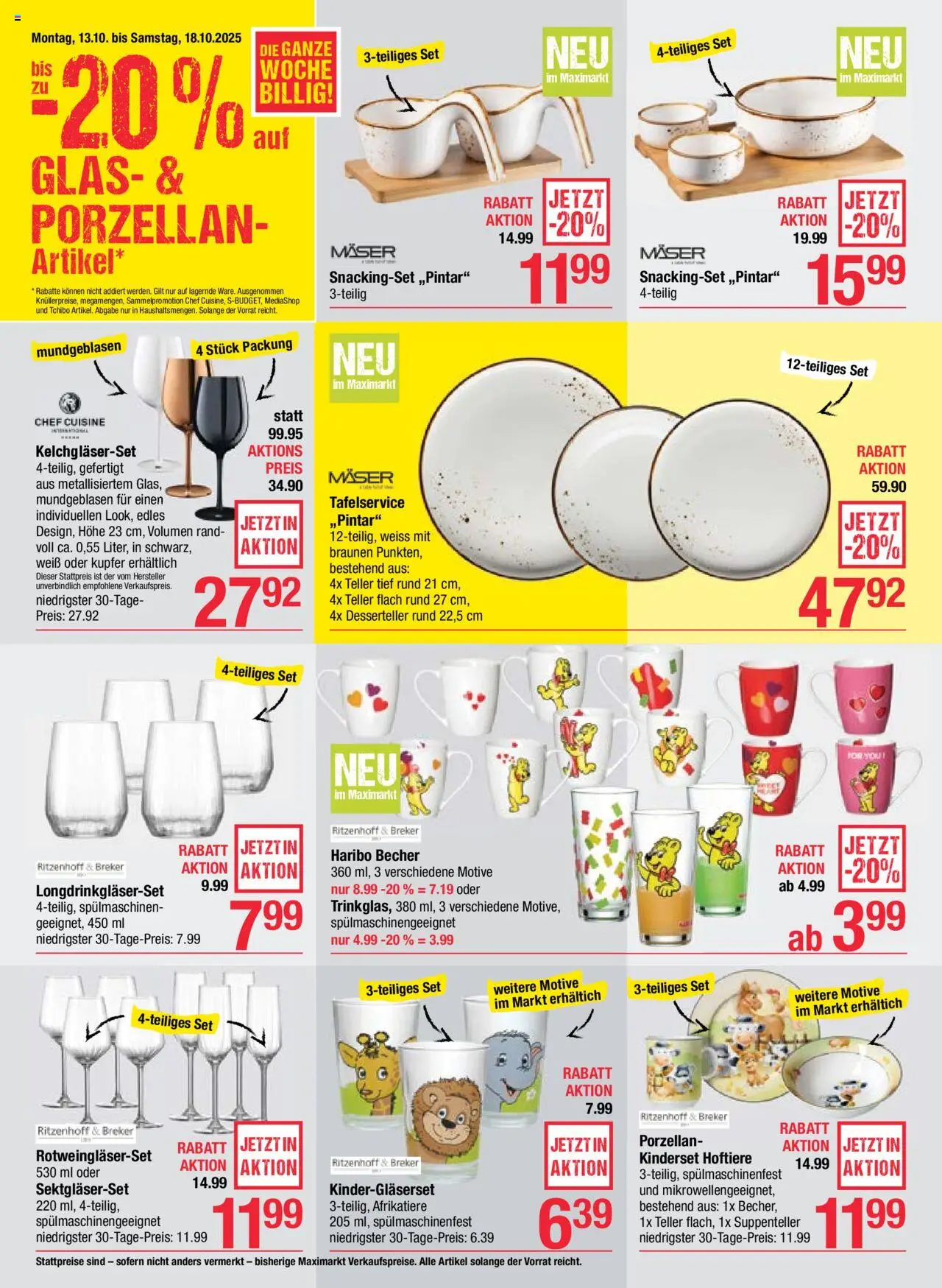 Maximarkt Flugblatt gültig ab 13.10.2025 | Seite: 20