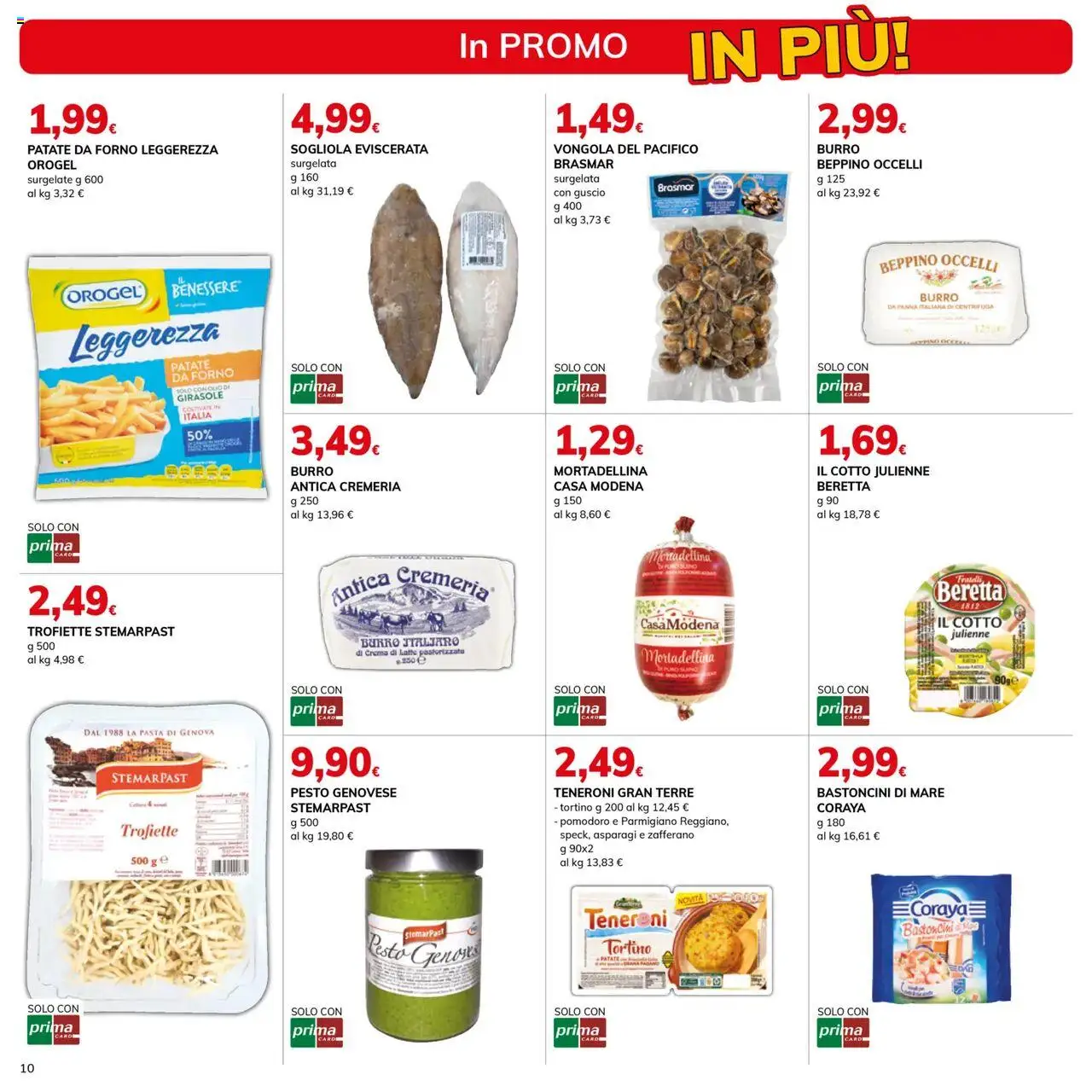 Volantino Basko del 03.06.2025 | Pagina: 10 | Prodotti: Crema, Centrifuga, Sogliola, Latte