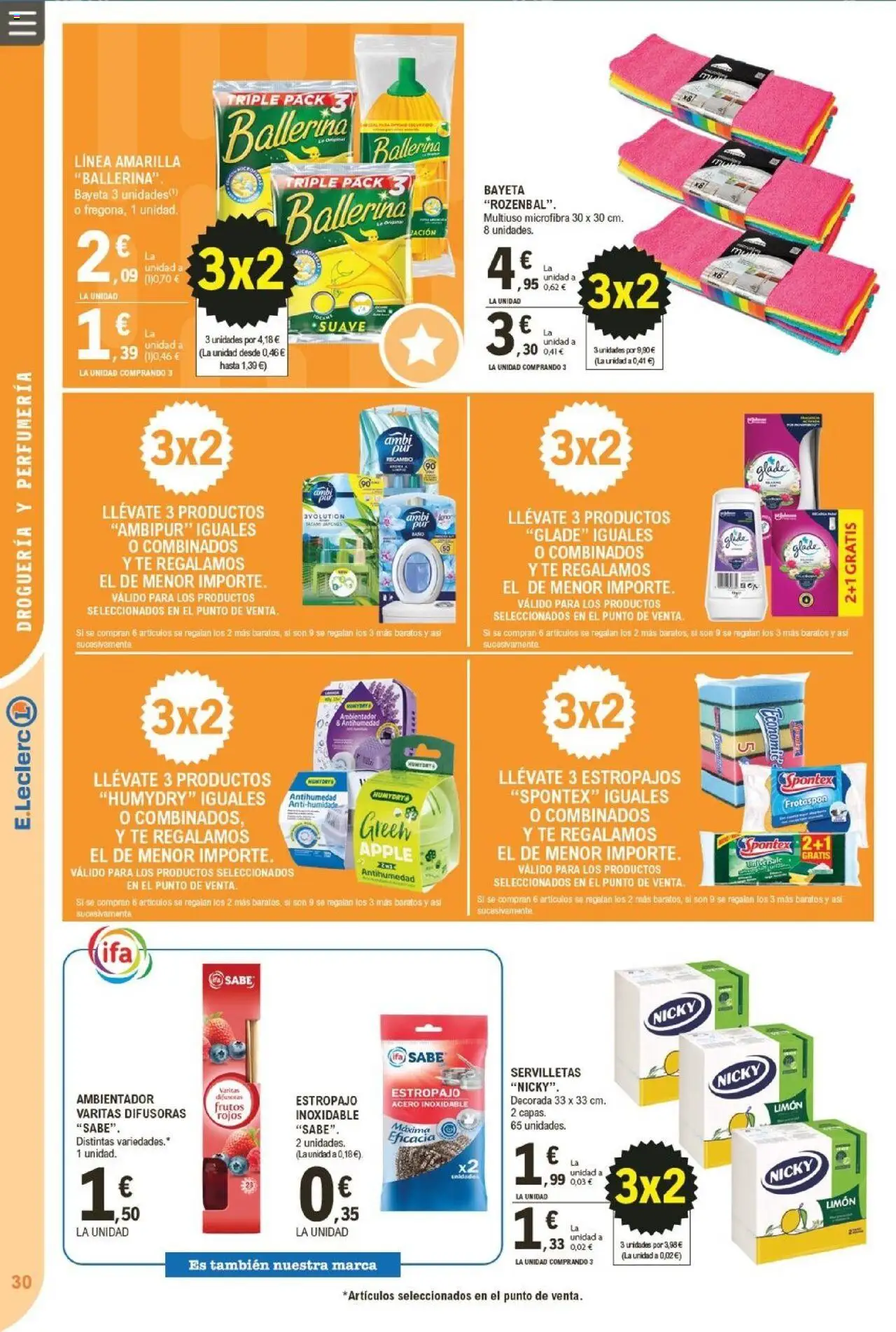 E.Leclerc folleto │ válido desde el 22.10.2025 | Página: 30 | Productos: Té, Apple