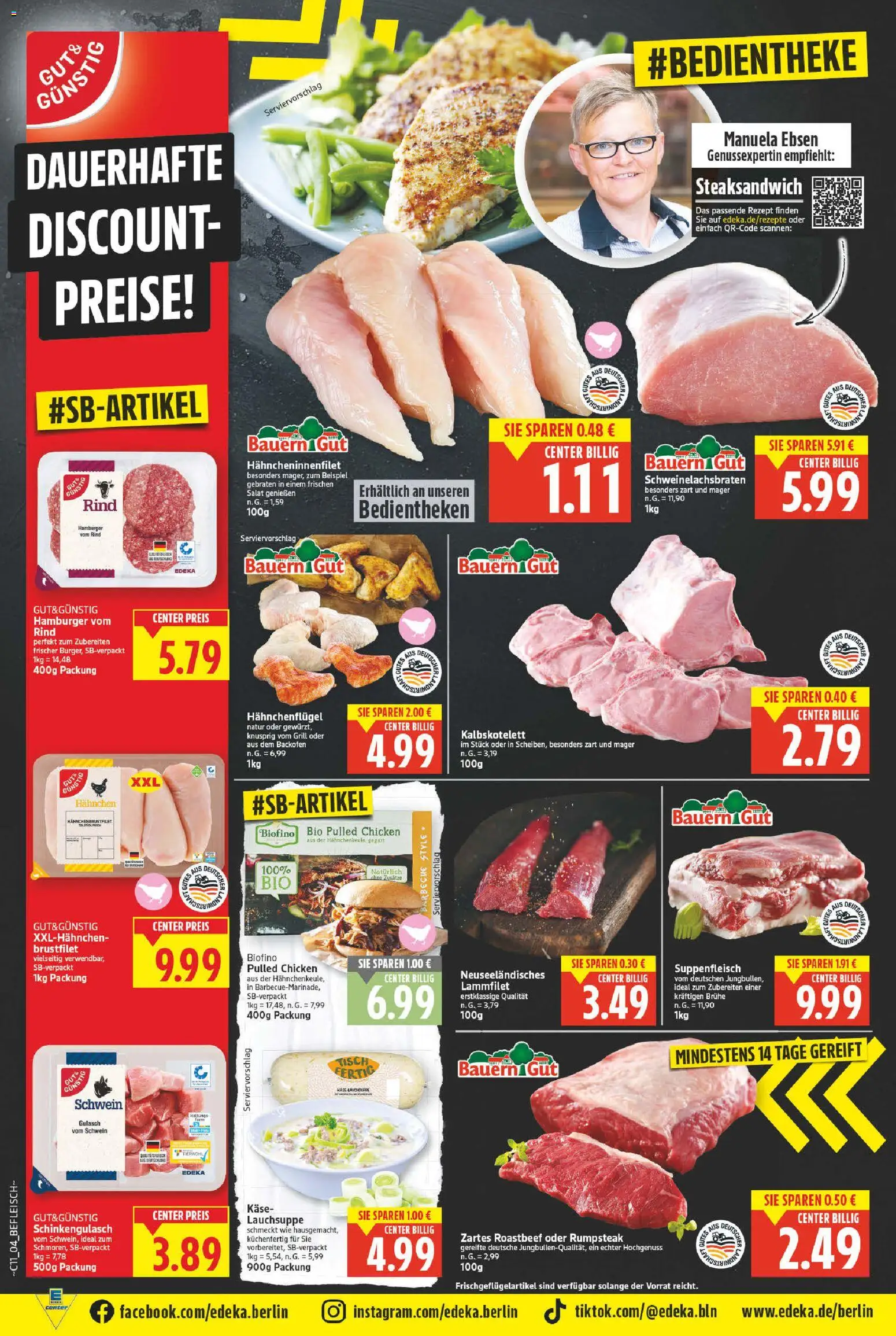 E center Prospekt 	 – gültig ab 09.03.2026 | Seite: 6 | Produkte: Grill, Hahnchen, Tisch, Suppenfleisch
